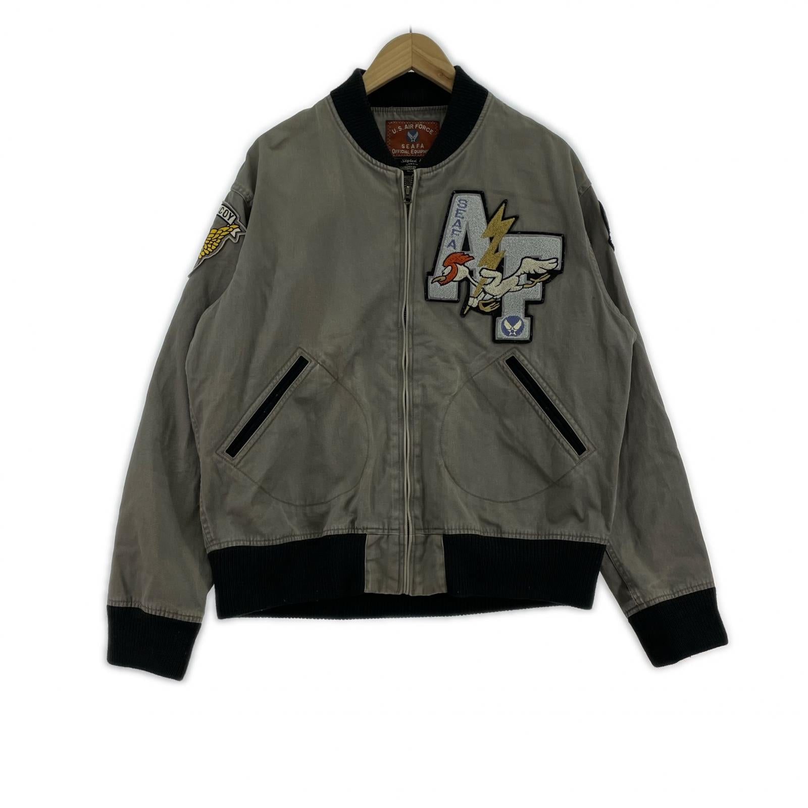 ジャケット x 世田谷ベース フライトジャケット XL グレー