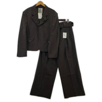 ジャケット GROSGRAIN デザインセットアップ 1/1 ブラック 1 ブラウン