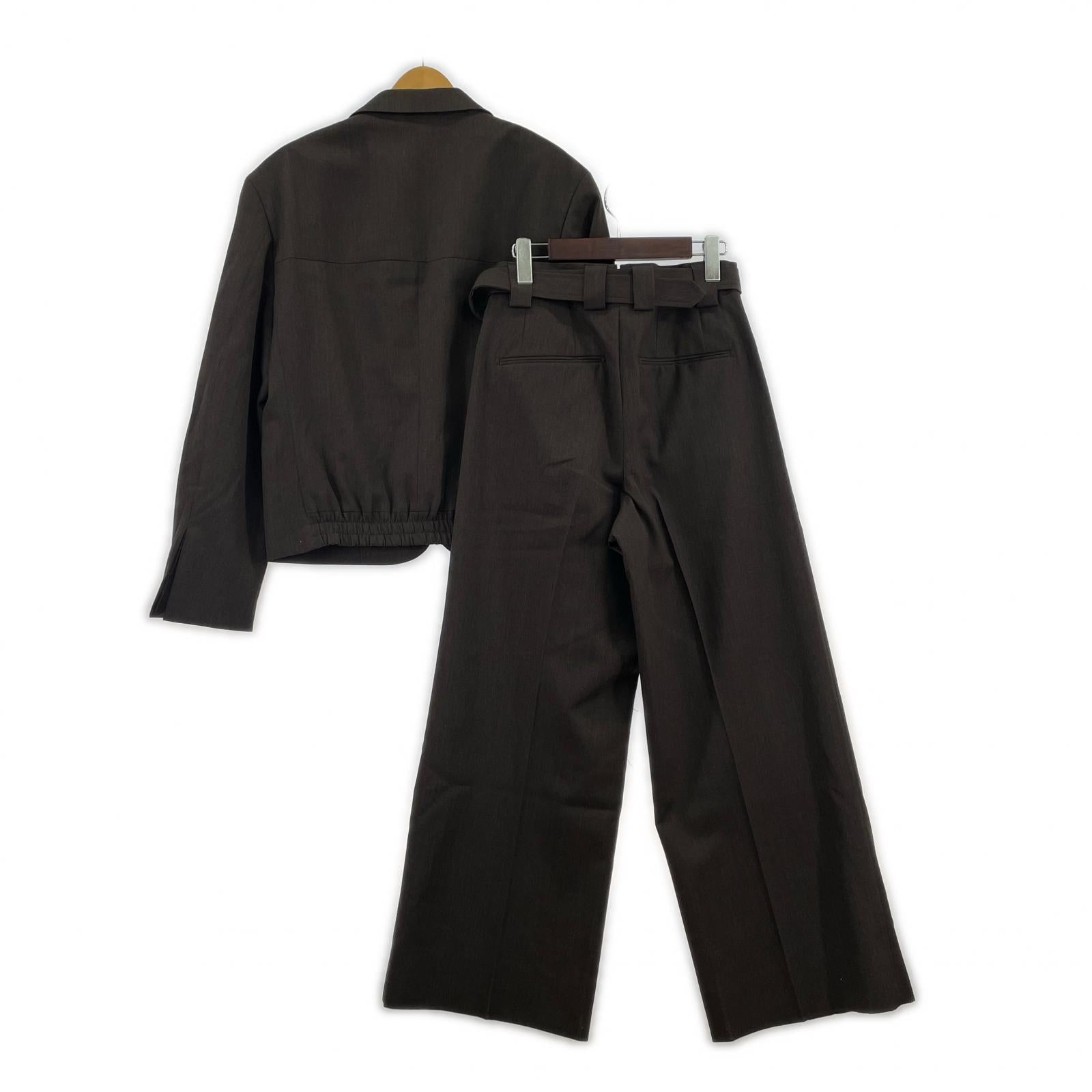 ジャケット GROSGRAIN デザインセットアップ 1/1 ブラック 1 ブラウン