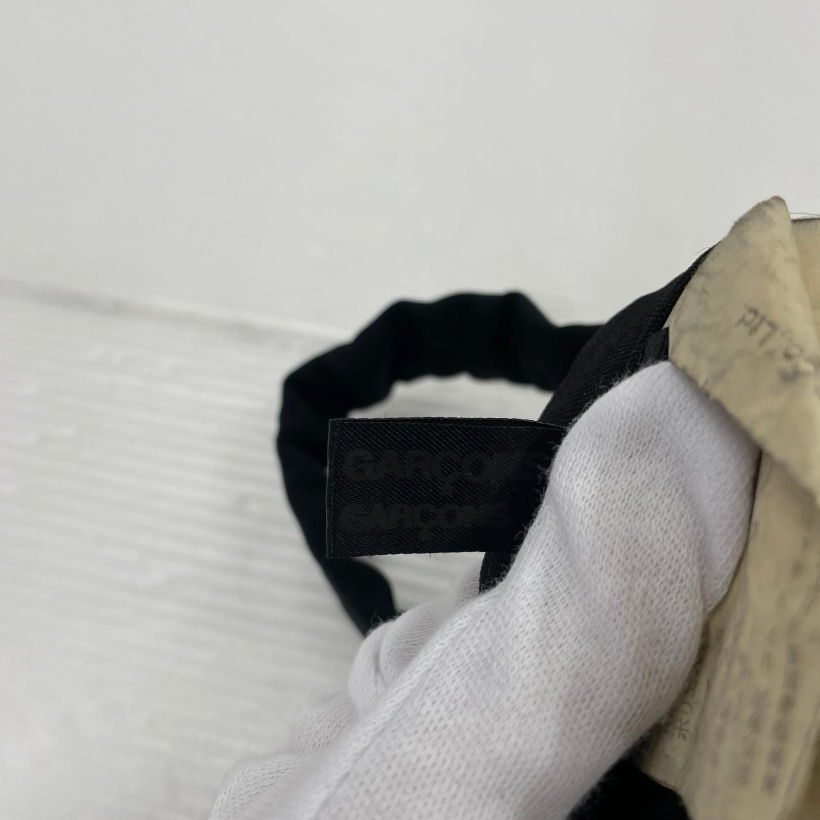 スカート COMME des GARCONS COMME des GARCONS ポリ縮絨 製品染サスペンダースカート S ブラック S ブラック