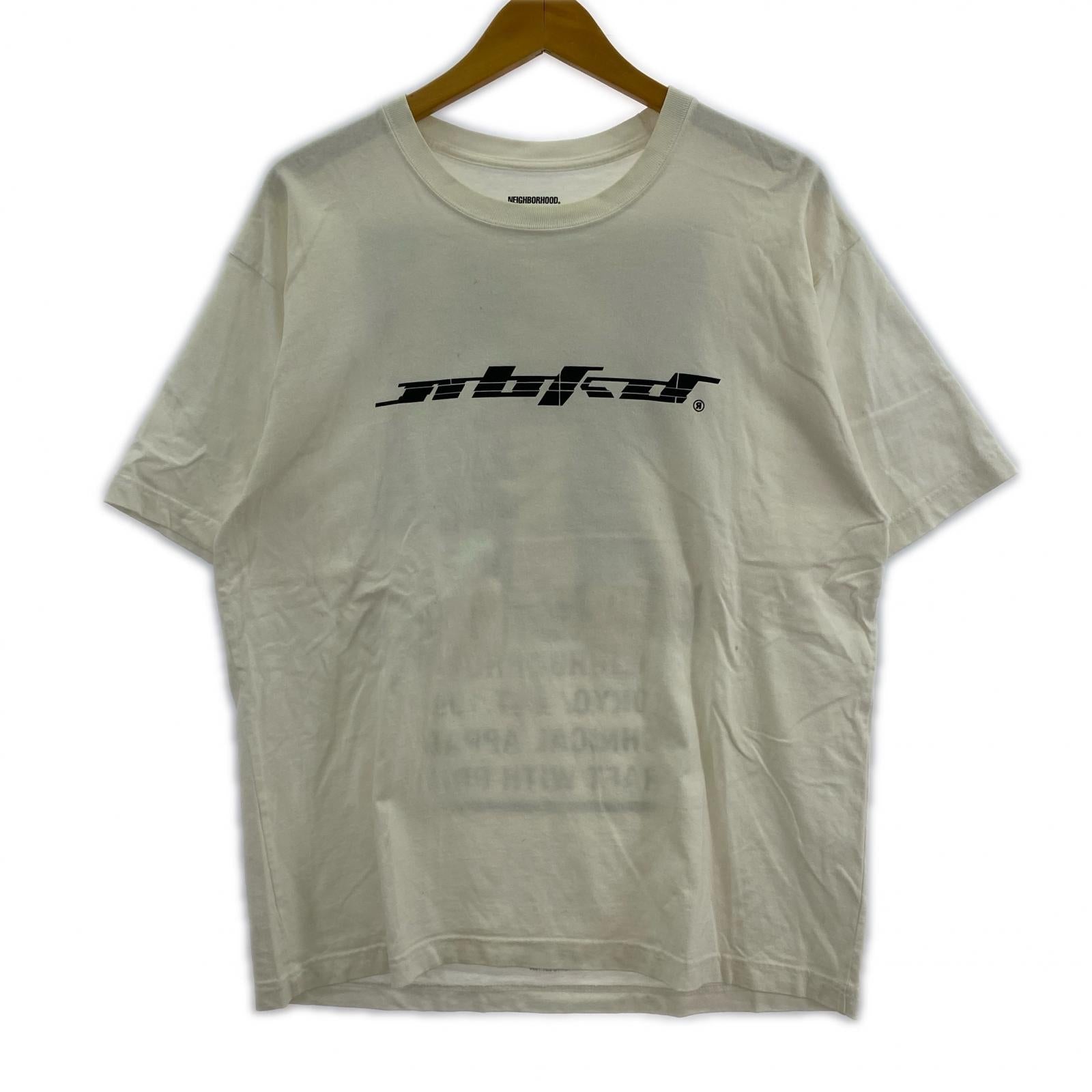 半袖Tシャツ バックプリント 白 S S ホワイト