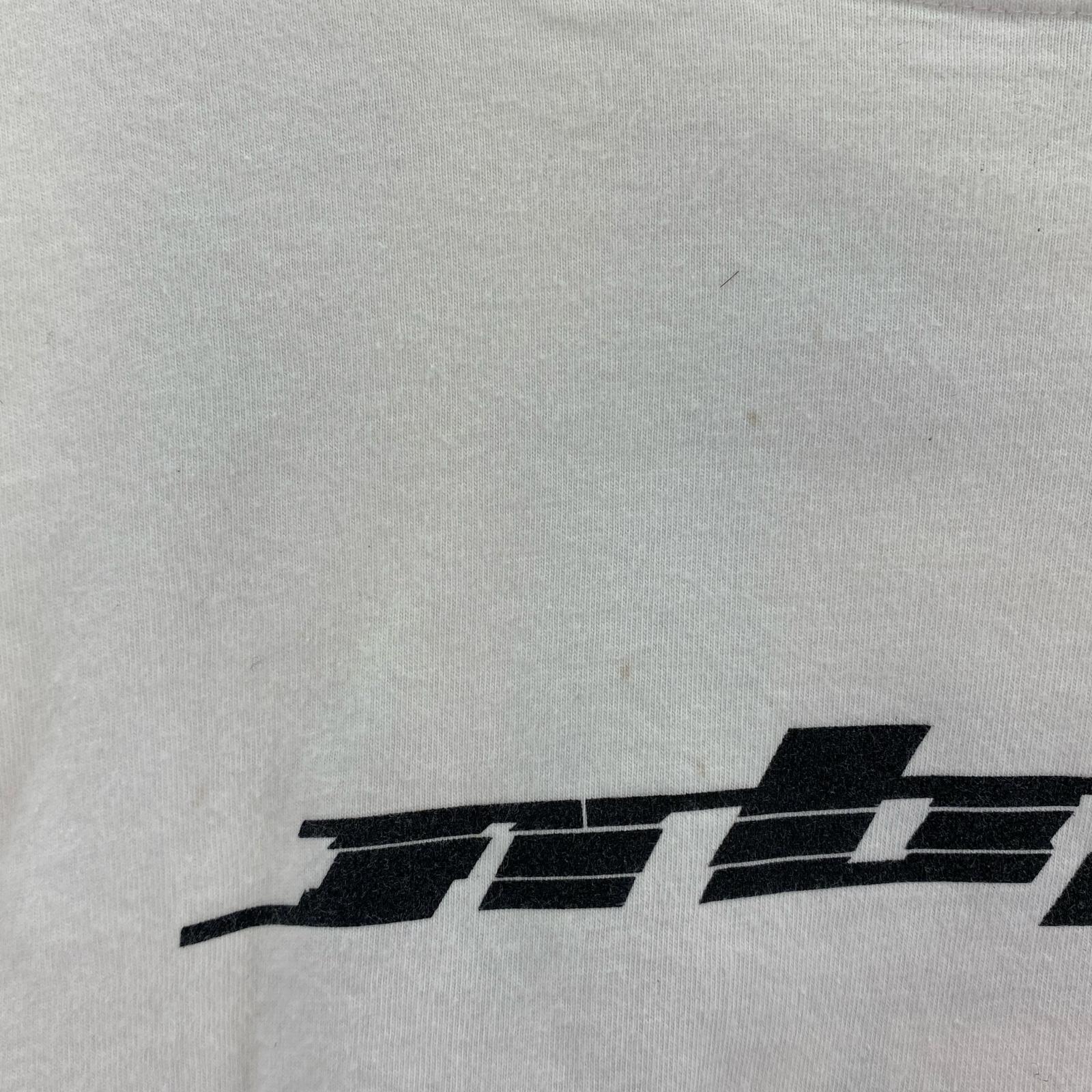 半袖Tシャツ バックプリント 白 S S ホワイト