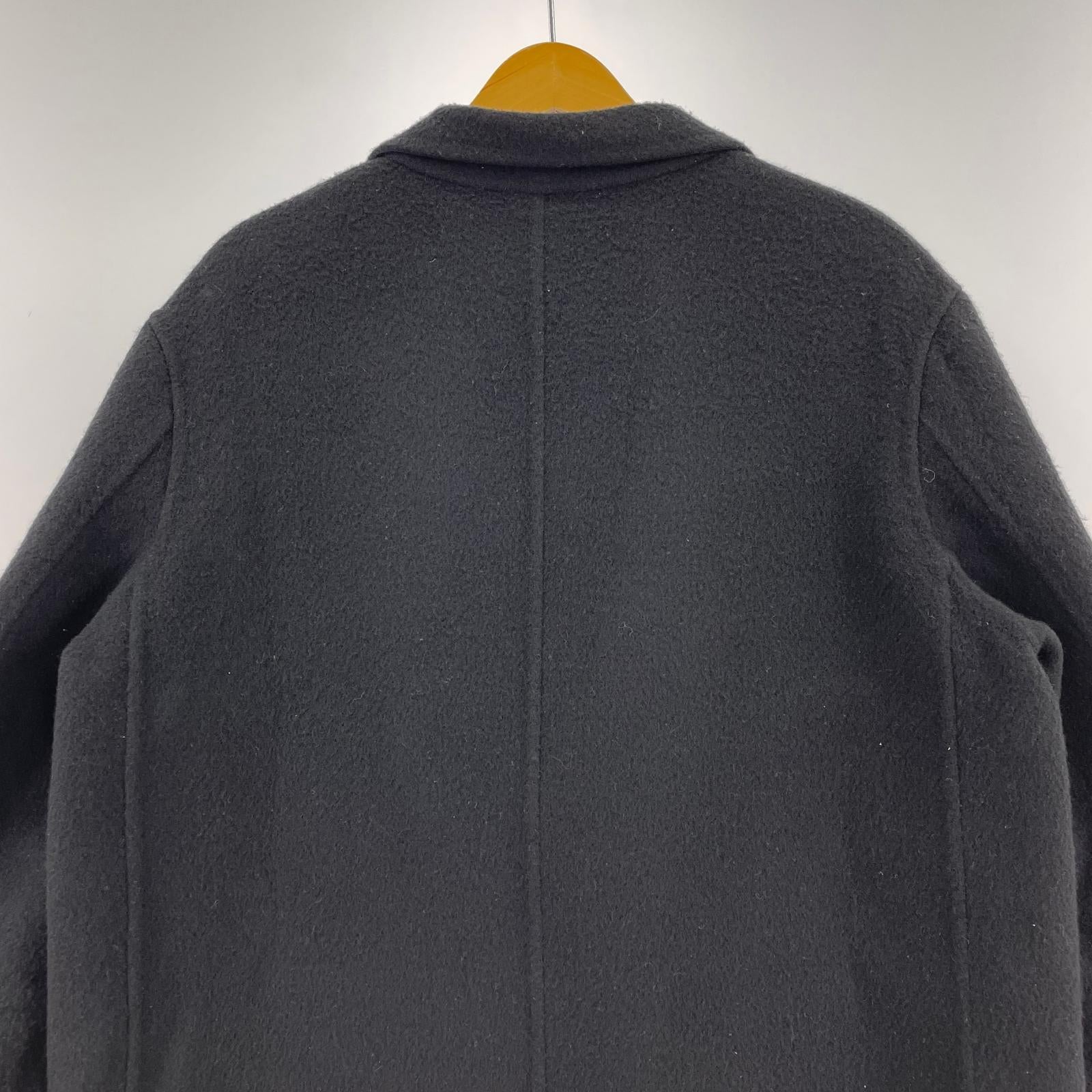 ジャケット MUJI LABO 25AW カシミヤ混 ウールチェスターコート M ブラック
