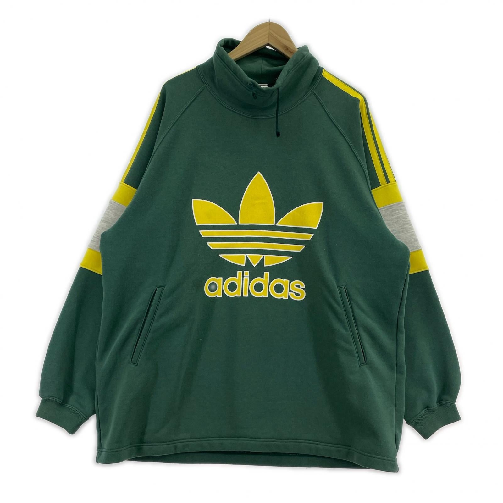 スウェット adidas 90s デサント製 ハイネックスウェット L