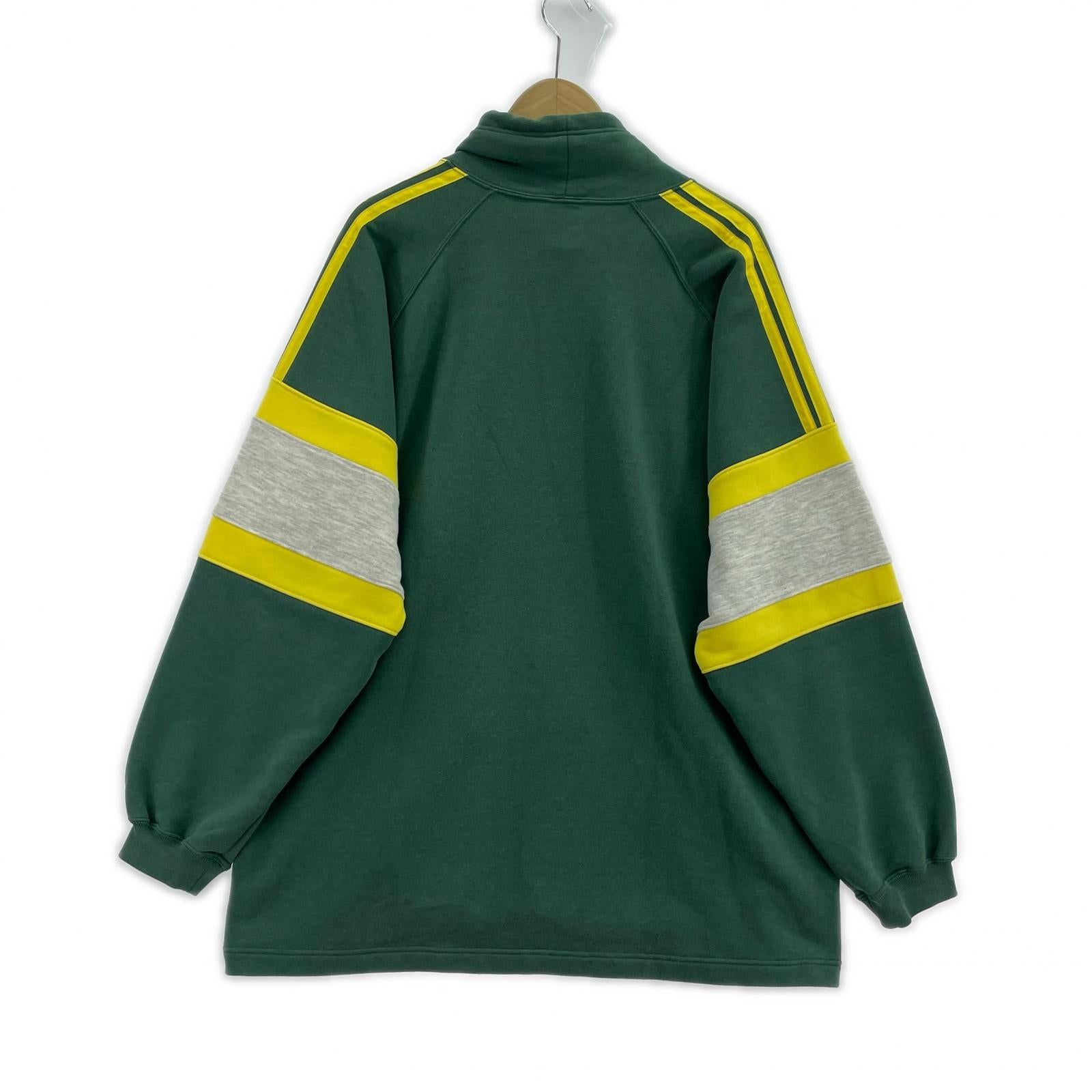 スウェット adidas 90s デサント製 ハイネックスウェット L