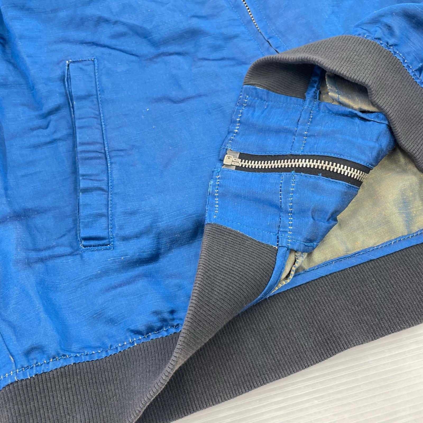 ジャケット GAIJIN MADE リネンシルクジャケット ブルー S ブルー