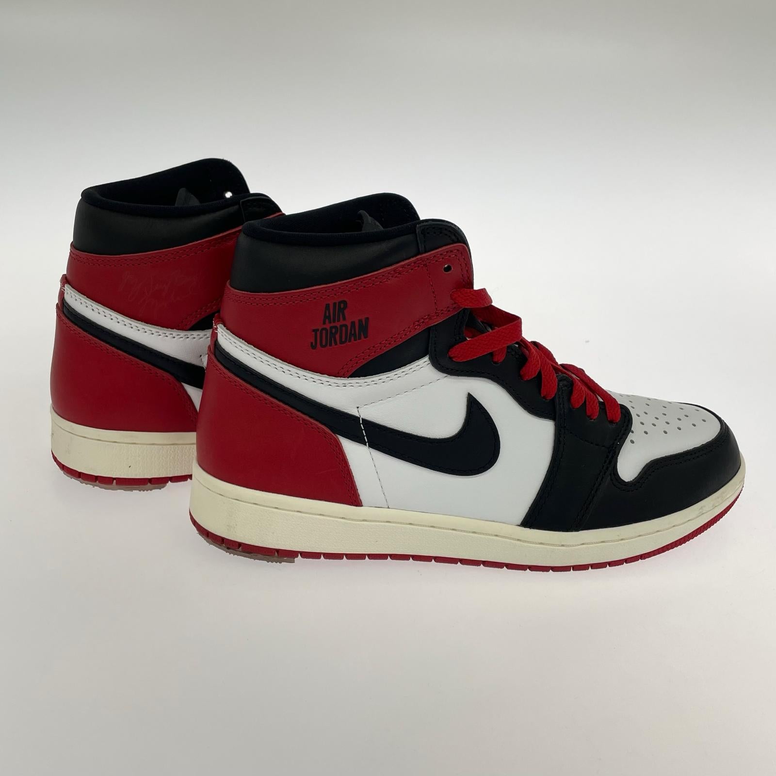 スニーカー AIR JORDAN 1 RETRO HIGH OG Black Toe 26.5cm (US8 1/2 UK8 EU43)