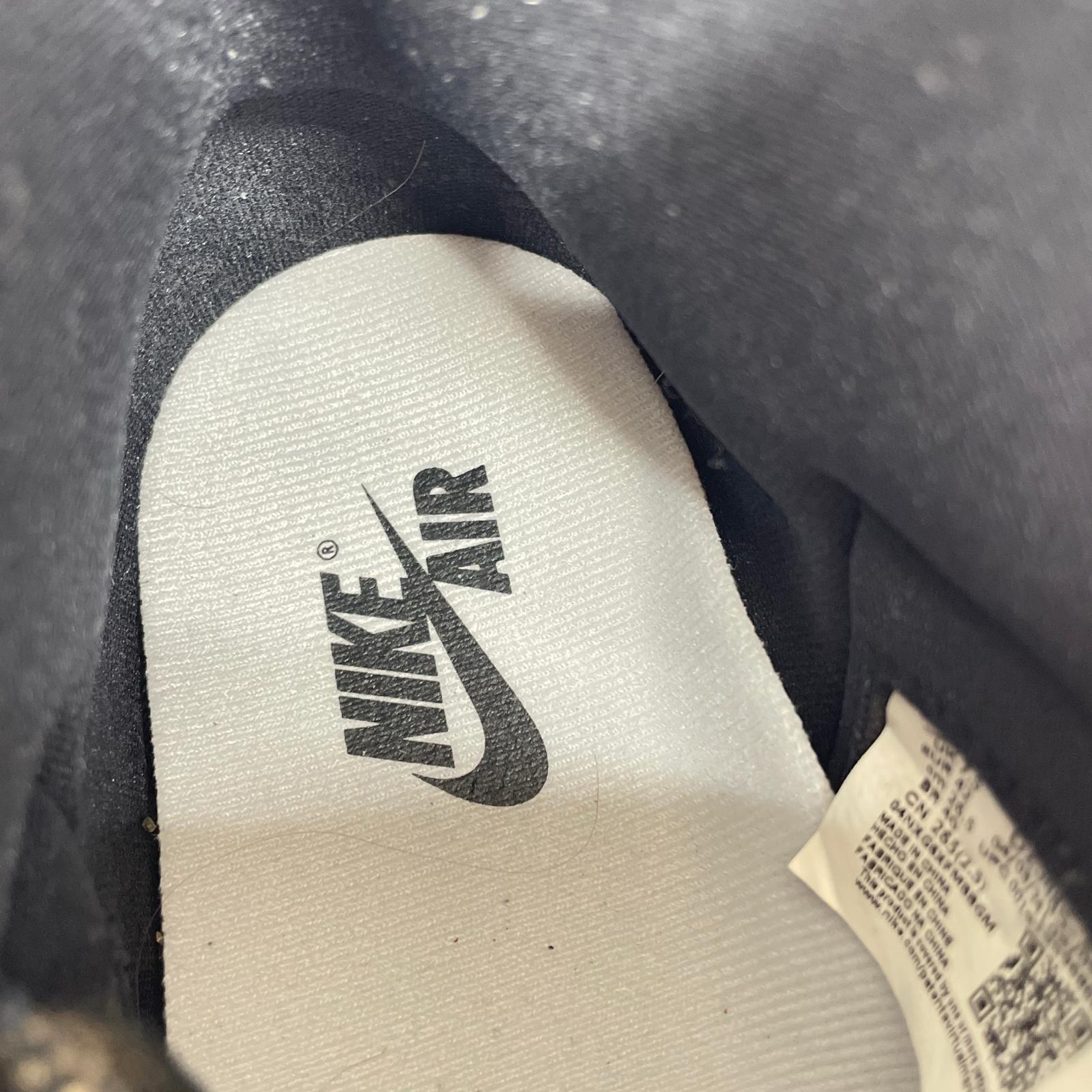 スニーカー AIR JORDAN 1 RETRO HIGH OG Black Toe 26.5cm (US8 1/2 UK8 EU43)