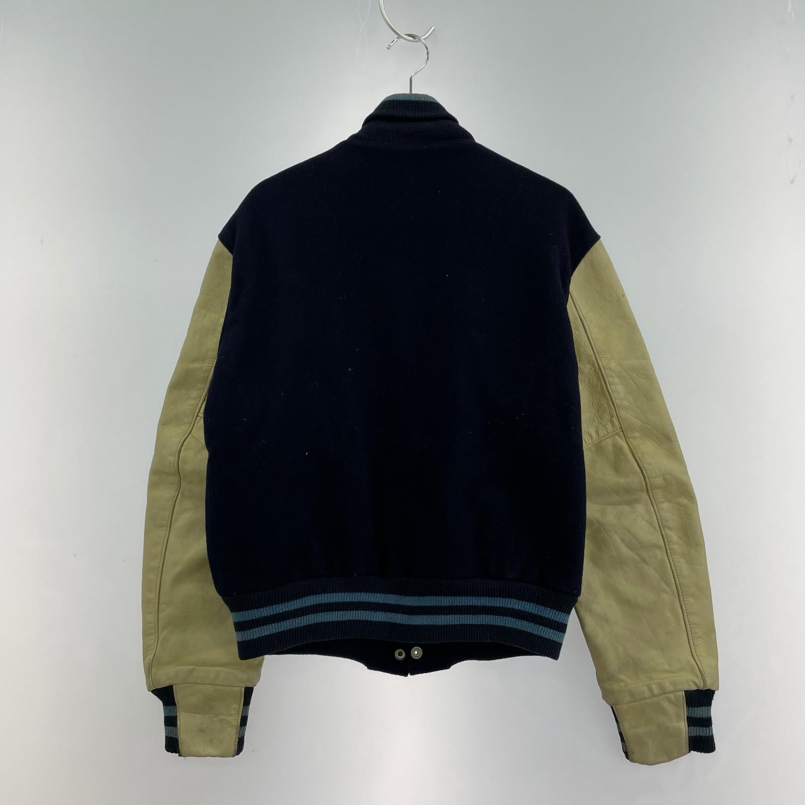 ジャケット 80s golden bear スタジャン 紺 (M) M ネイビー