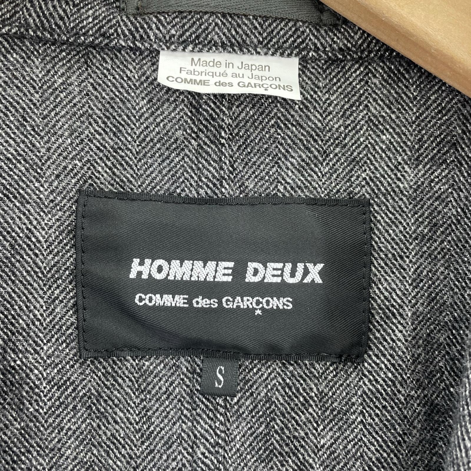 テーラードジャケット HOMME DEUX シルクカシミア混(S) S グレー