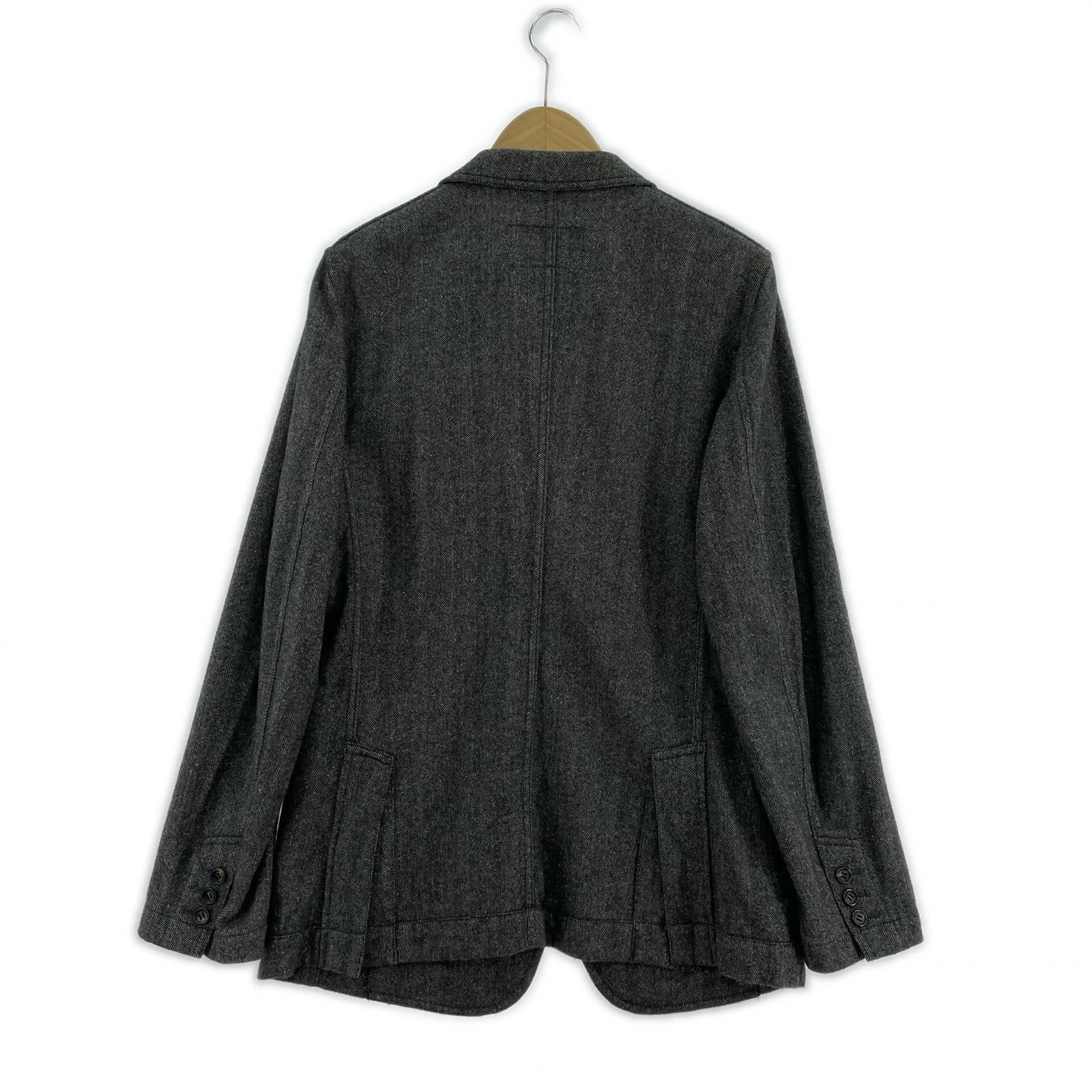 テーラードジャケット HOMME DEUX シルクカシミア混(S) S グレー