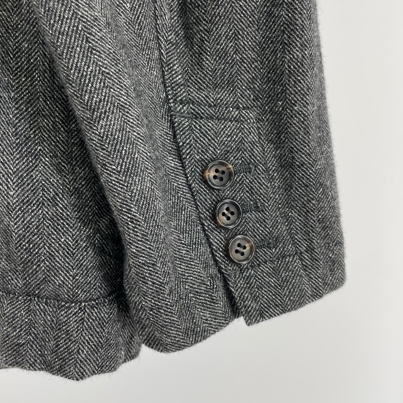 テーラードジャケット HOMME DEUX シルクカシミア混(S) S グレー