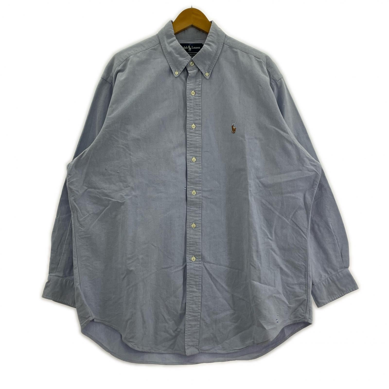 長袖シャツ YARMOUTH 16 1/2 BLU