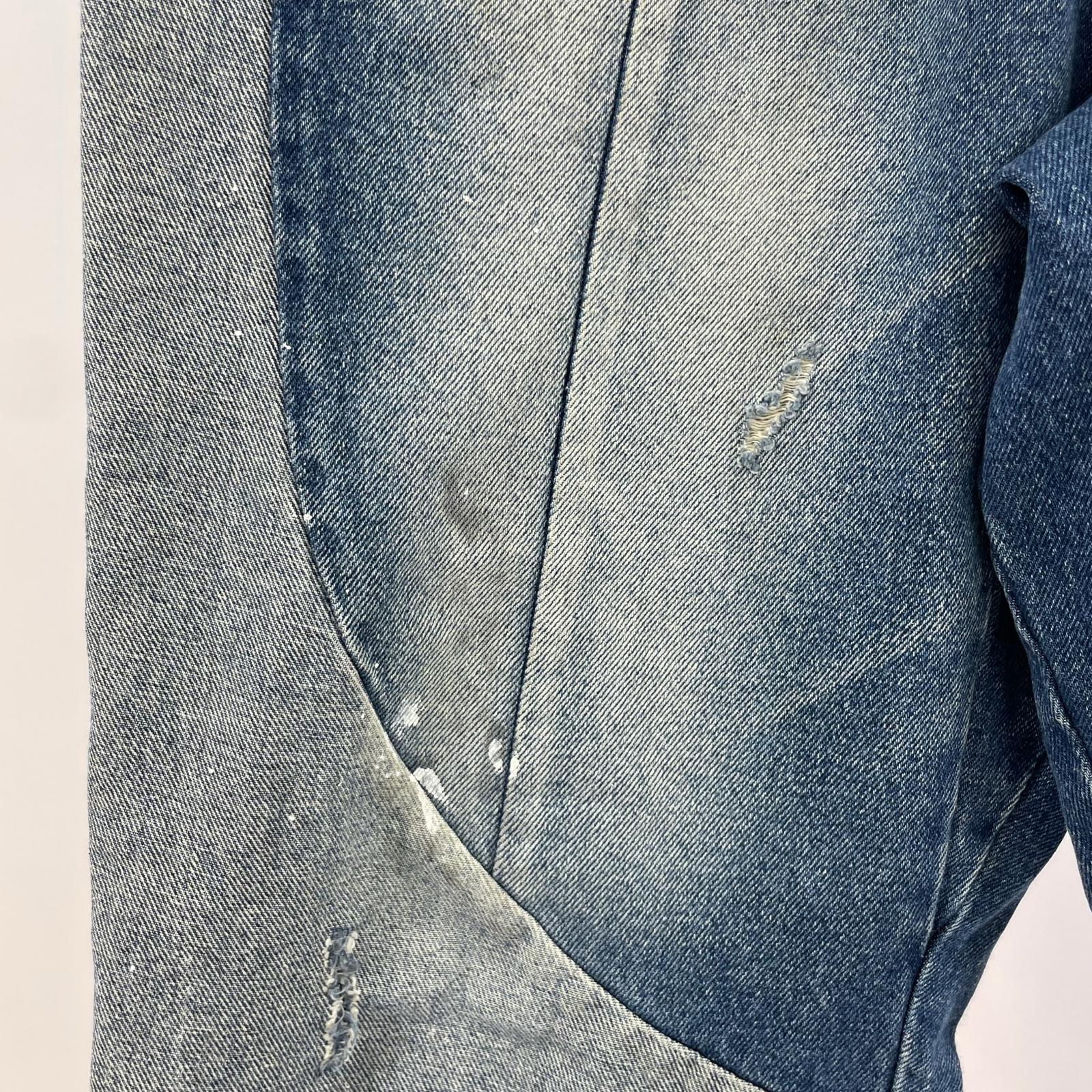 デニムパンツ Vintage Denim Track Pants M M ブルー