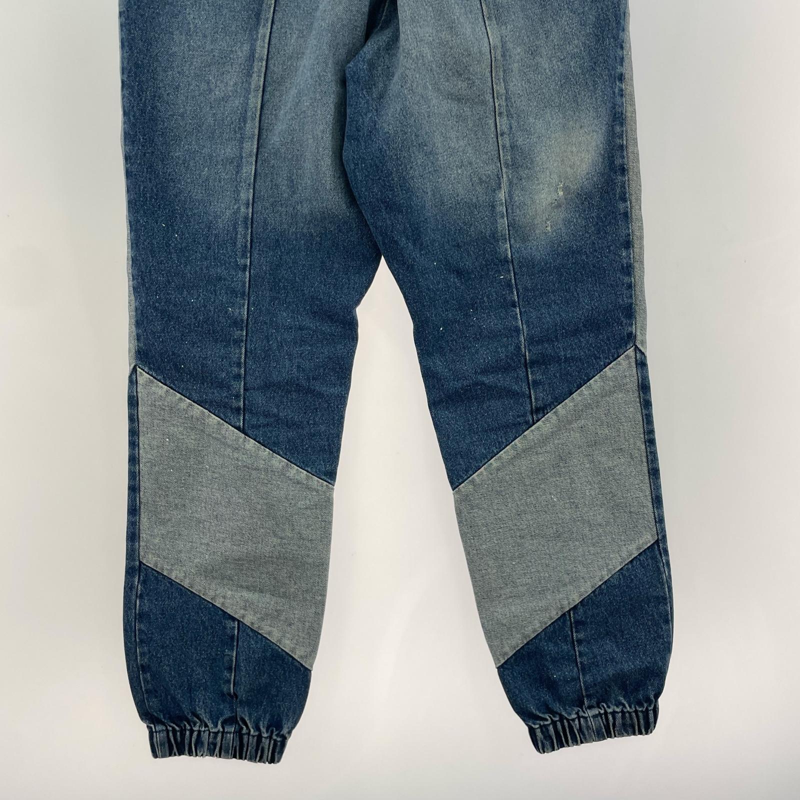 デニムパンツ Vintage Denim Track Pants M M ブルー