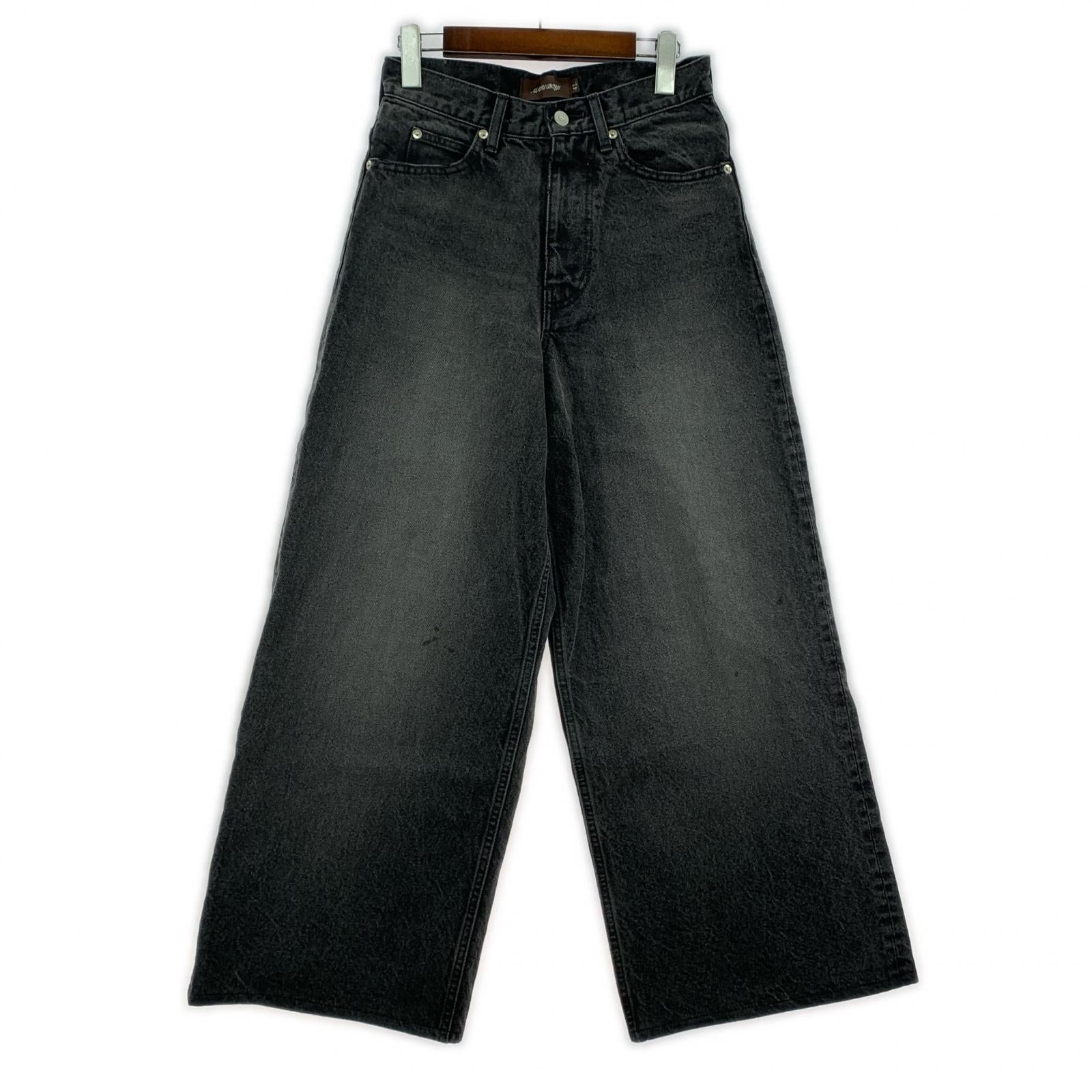 デニムパンツ MASU BOYS/MB BAGGY JEANS USED/黒系/裾上げ有/42 42 ブラック