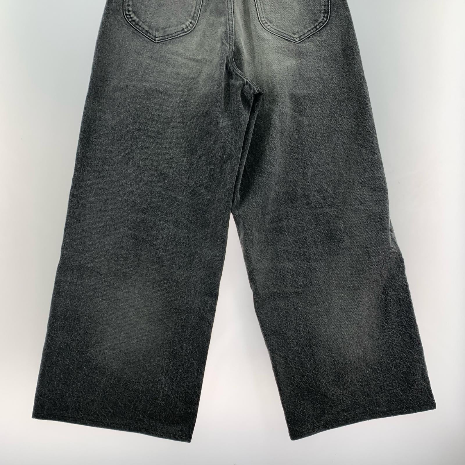 デニムパンツ MASU BOYS/MB BAGGY JEANS USED/黒系/裾上げ有/42 42 ブラック