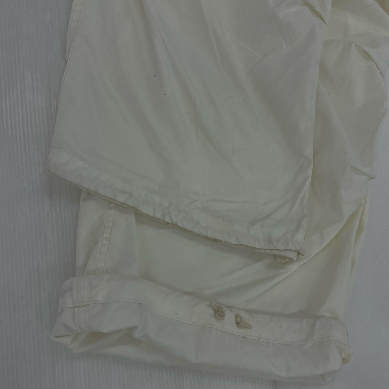 パンツ 89年 U.S.ARMY SNOW CAMO オーバーパンツ 白 M ホワイト