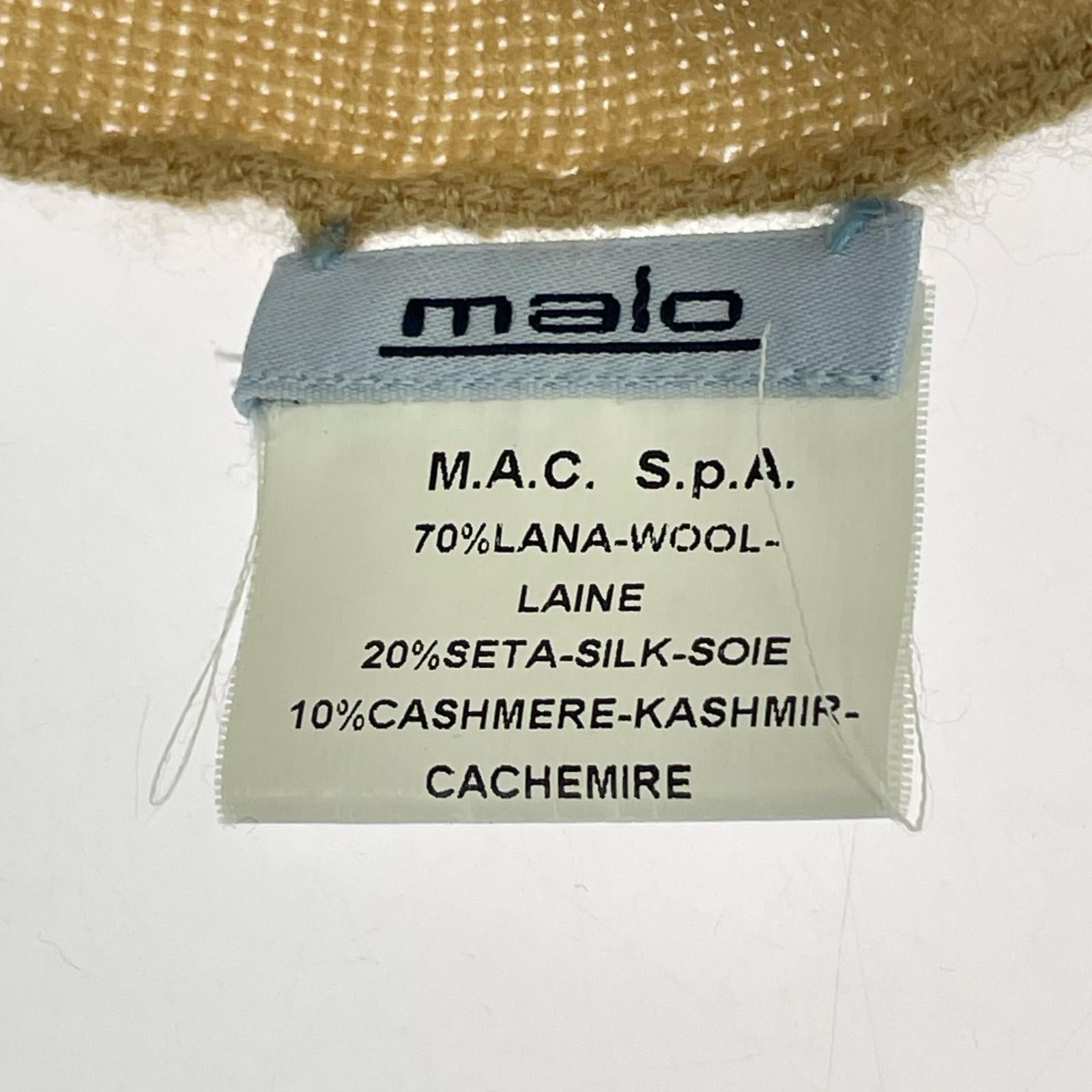 その他アクセサリー MALO マフラー ベージュ