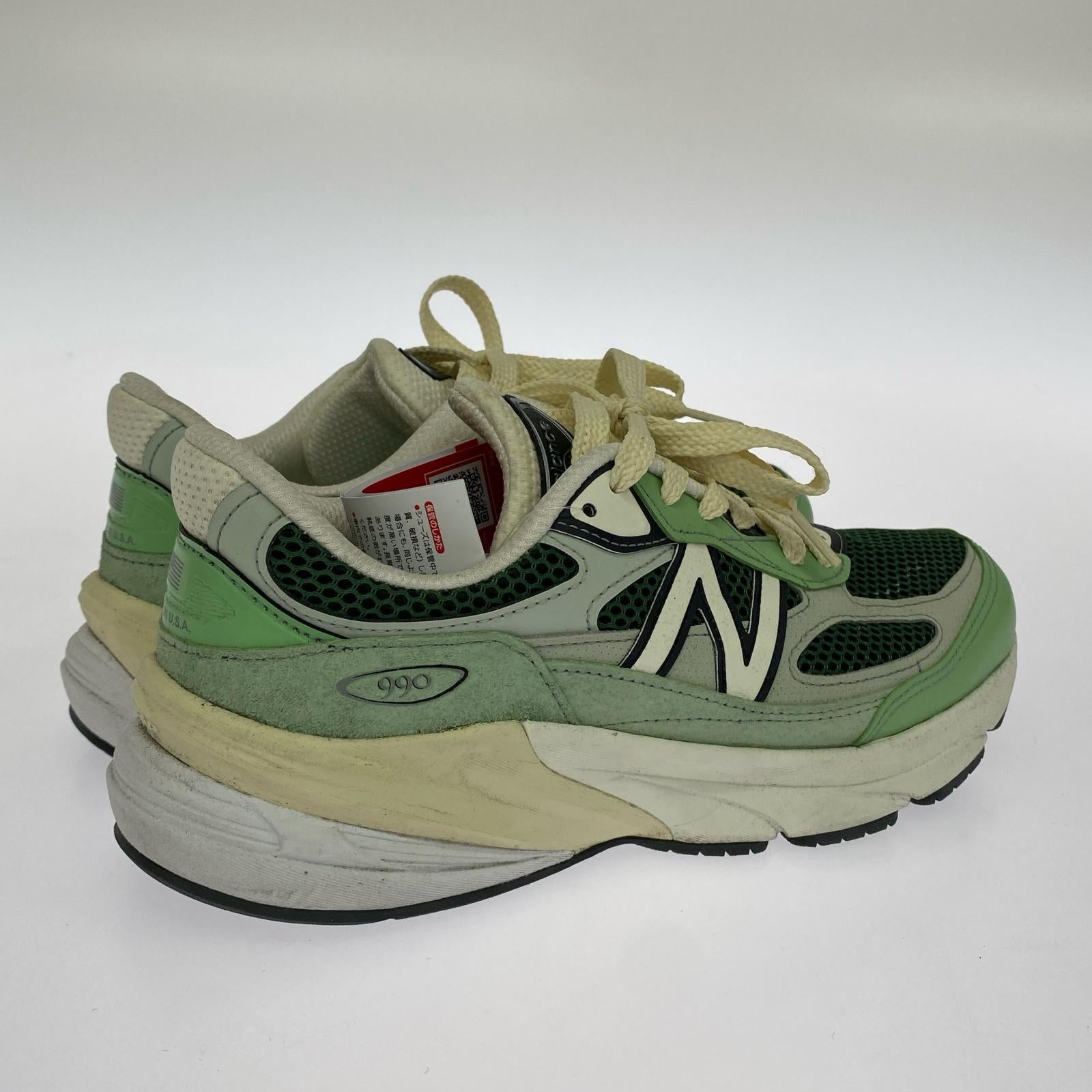 スニーカー 990V6 "Avocado/Natural Mint" 25.5cm 25.5cm (US7 1/2 UK7 EU41) グリーン
