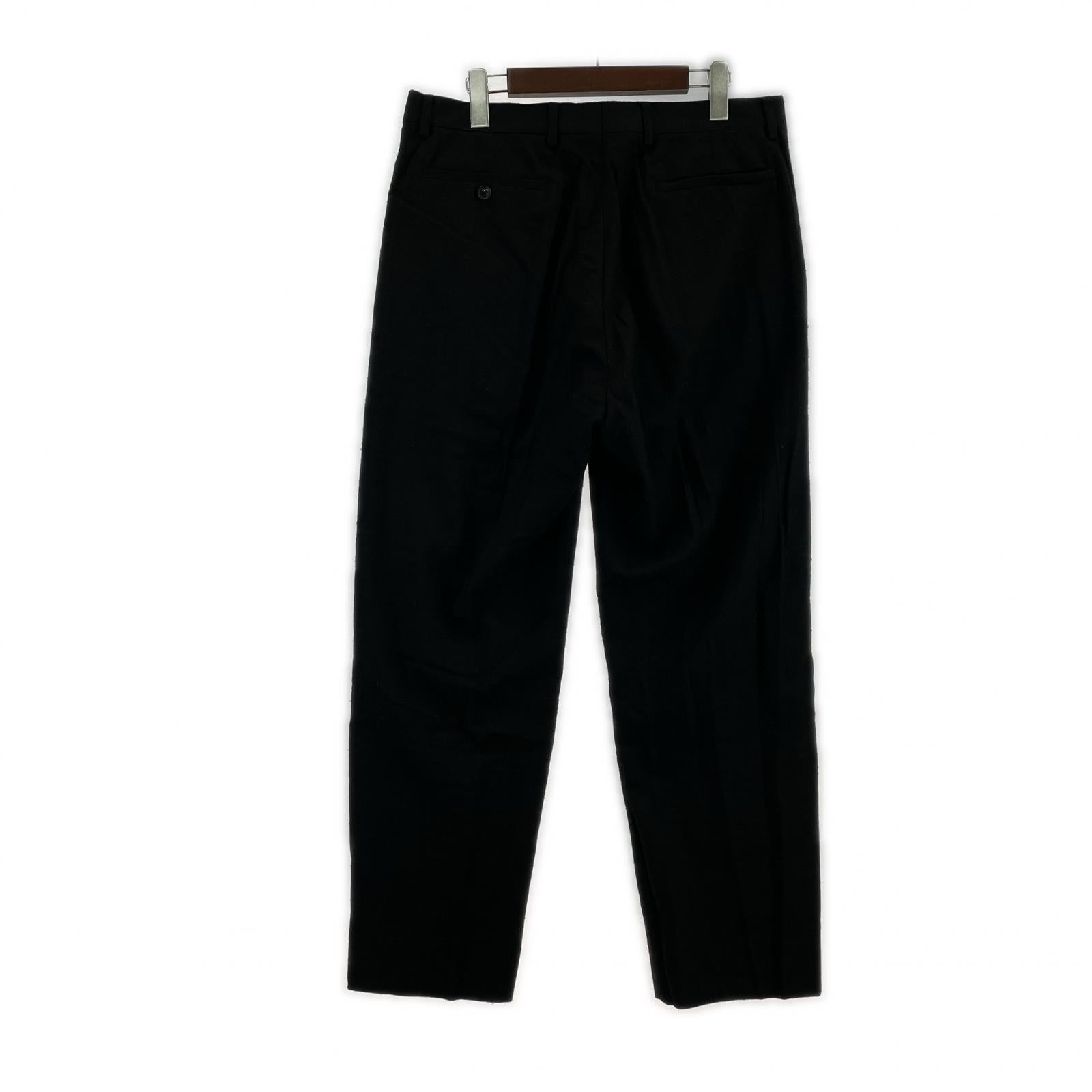 パンツ pleated trouser W32 32 ブラック