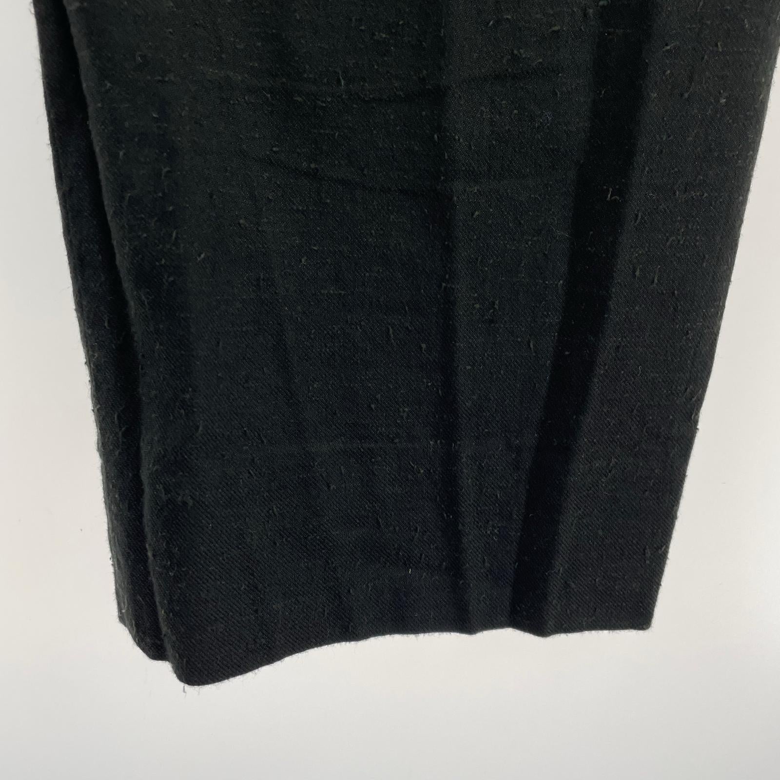 パンツ pleated trouser W32 32 ブラック
