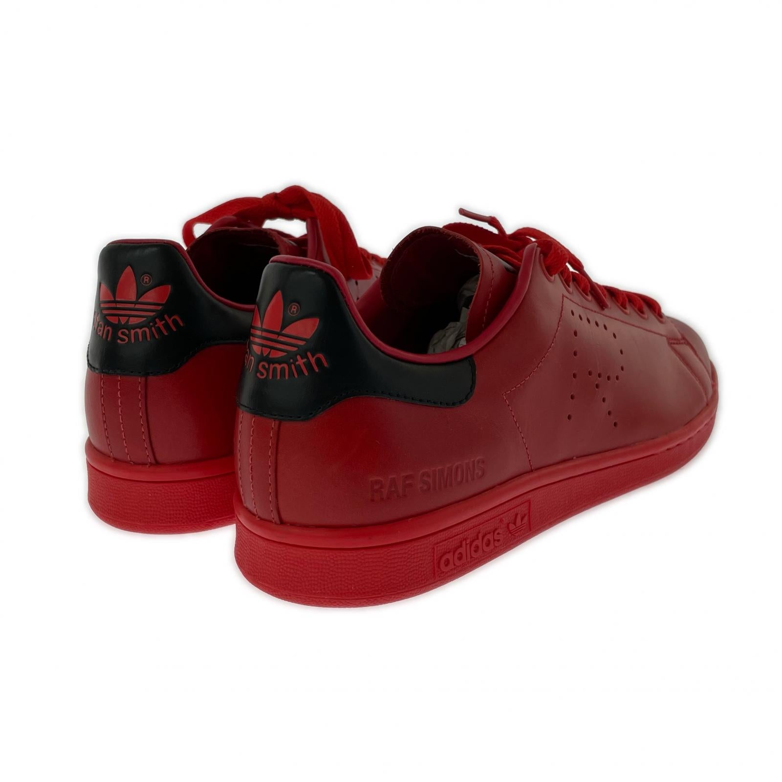 スニーカー RAF SIMONS STAN SMITH 28.5cm (US10 1/2 UK10 EU47) レッド