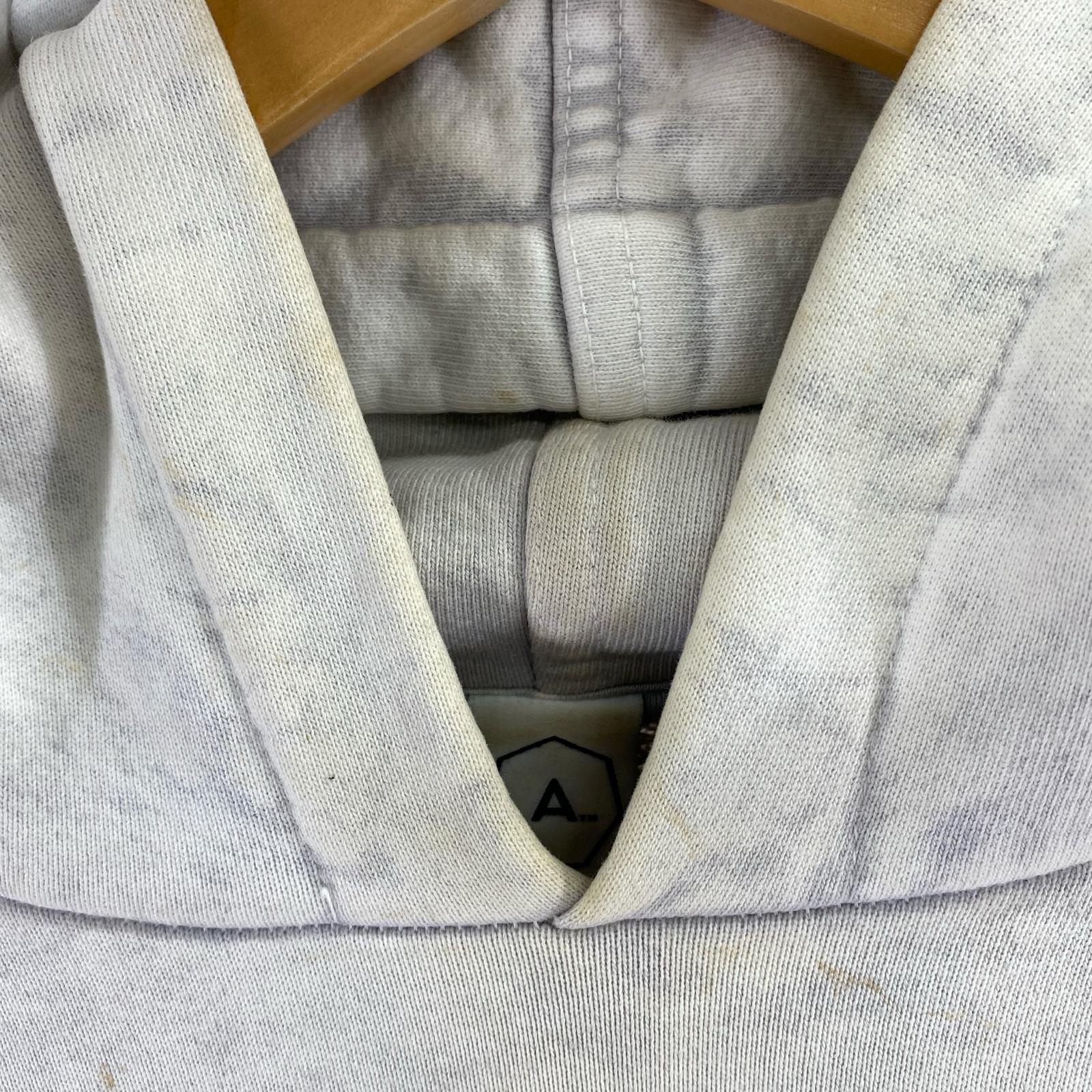 パーカー Alchemist 18ss KOOL damaged Hoodie S S ホワイト