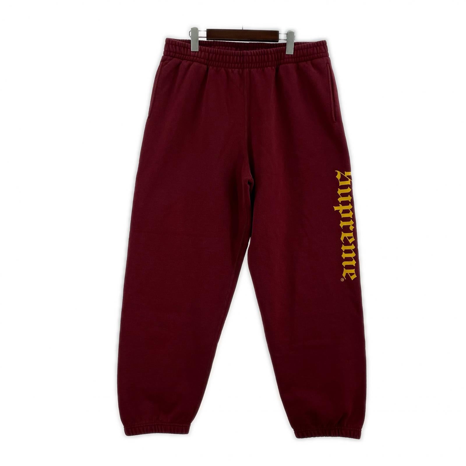 パンツ Supreme 25AW Washed Old English Sweatpant XL ボルドー