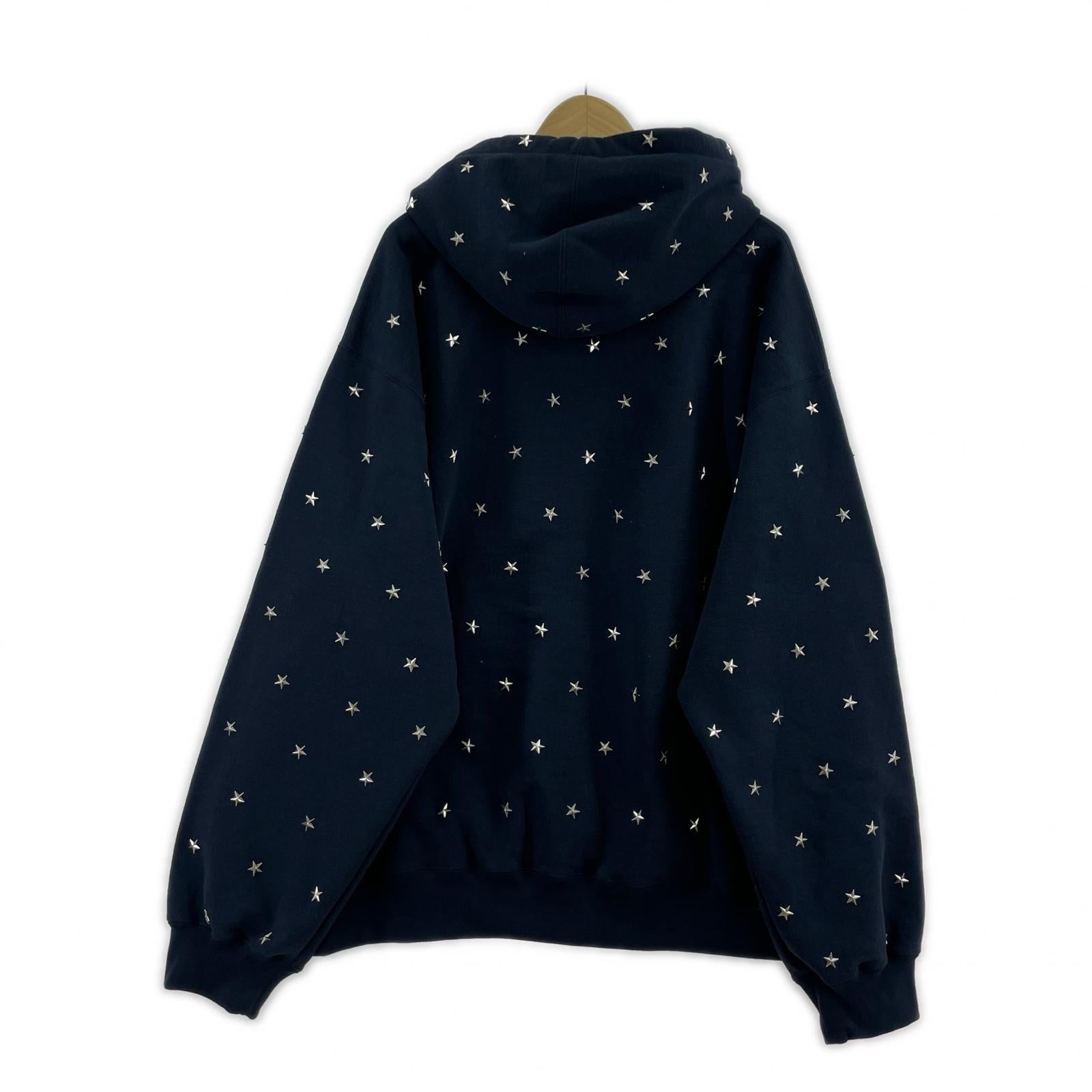 パーカー Supreme 25AW Stars Studded Hooded Sweatshirt XXL ネイビー ネイビー