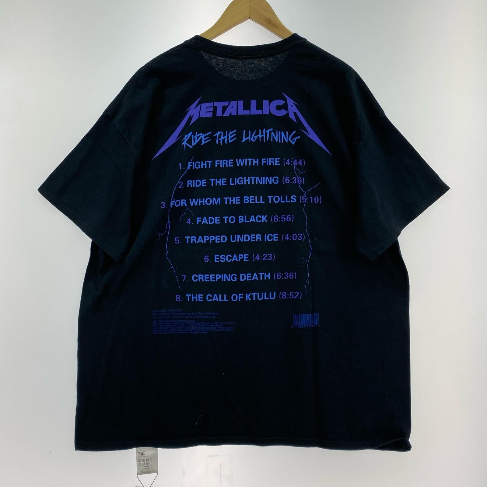半袖Tシャツ KITH VINTAGE METALLICA 2025 プリントTee - 黒 ブラック