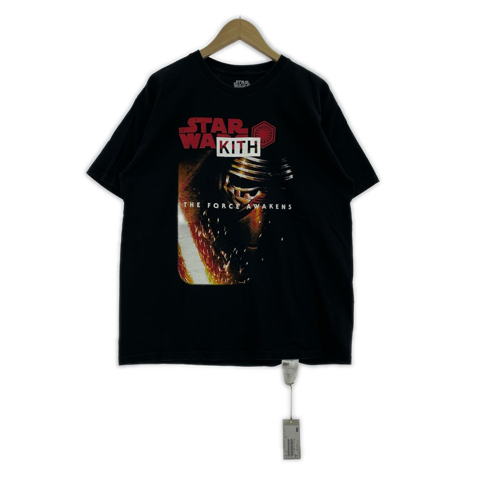 半袖Tシャツ KITH VINTAGE STAR WARS 2025 プリントTee L 黒 L ブラック
