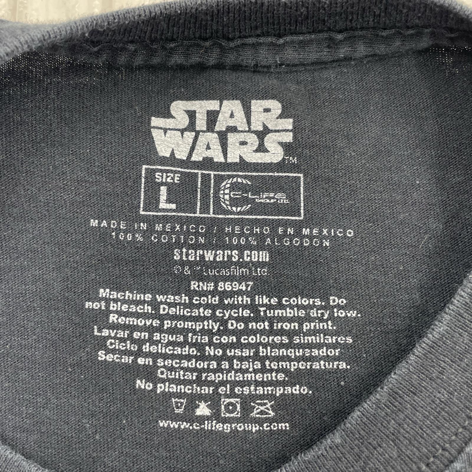半袖Tシャツ KITH VINTAGE STAR WARS 2025 プリントTee L 黒 L ブラック