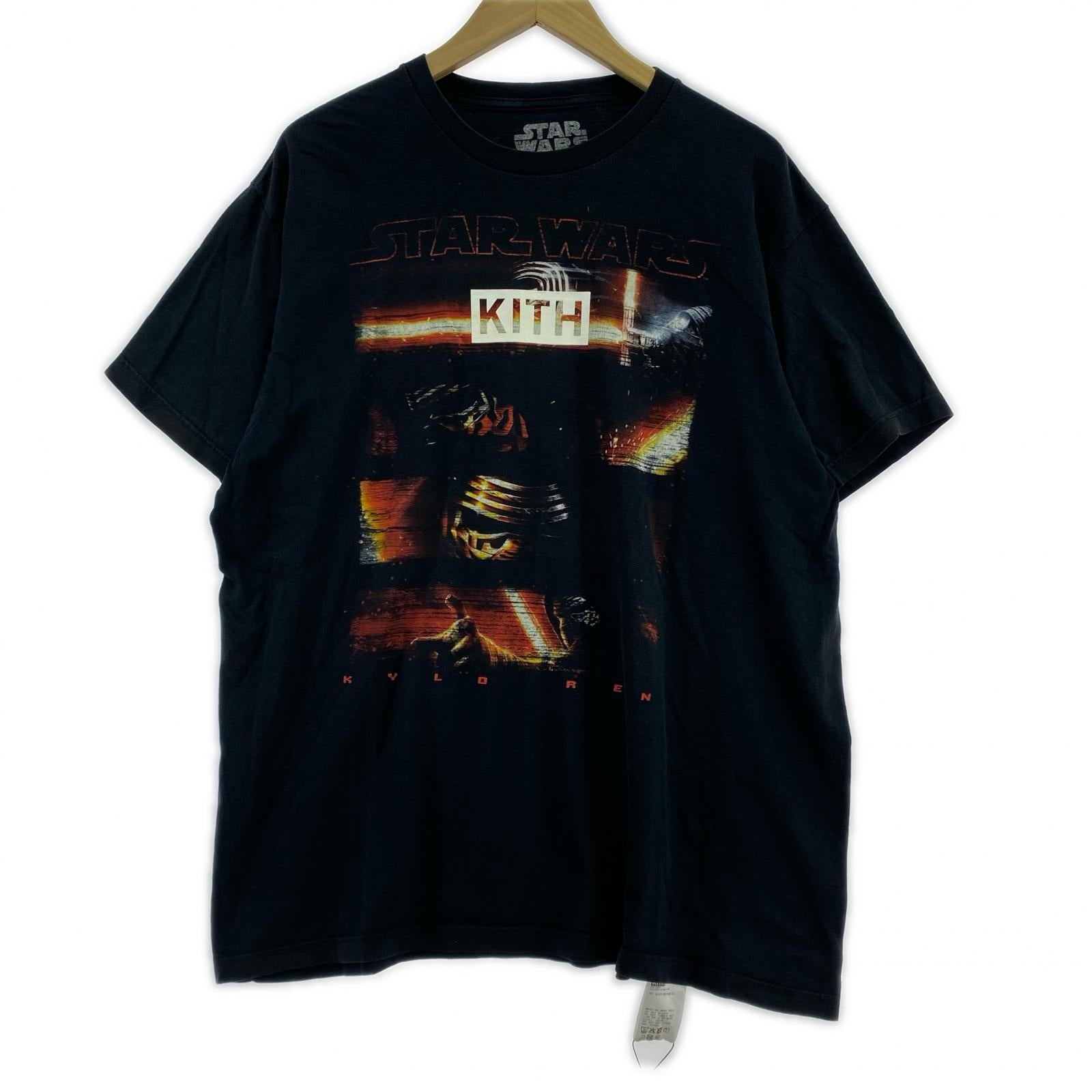 半袖Tシャツ KITH VINTAGE STAR WARS 2025 プリントTee XL 黒 ブラック