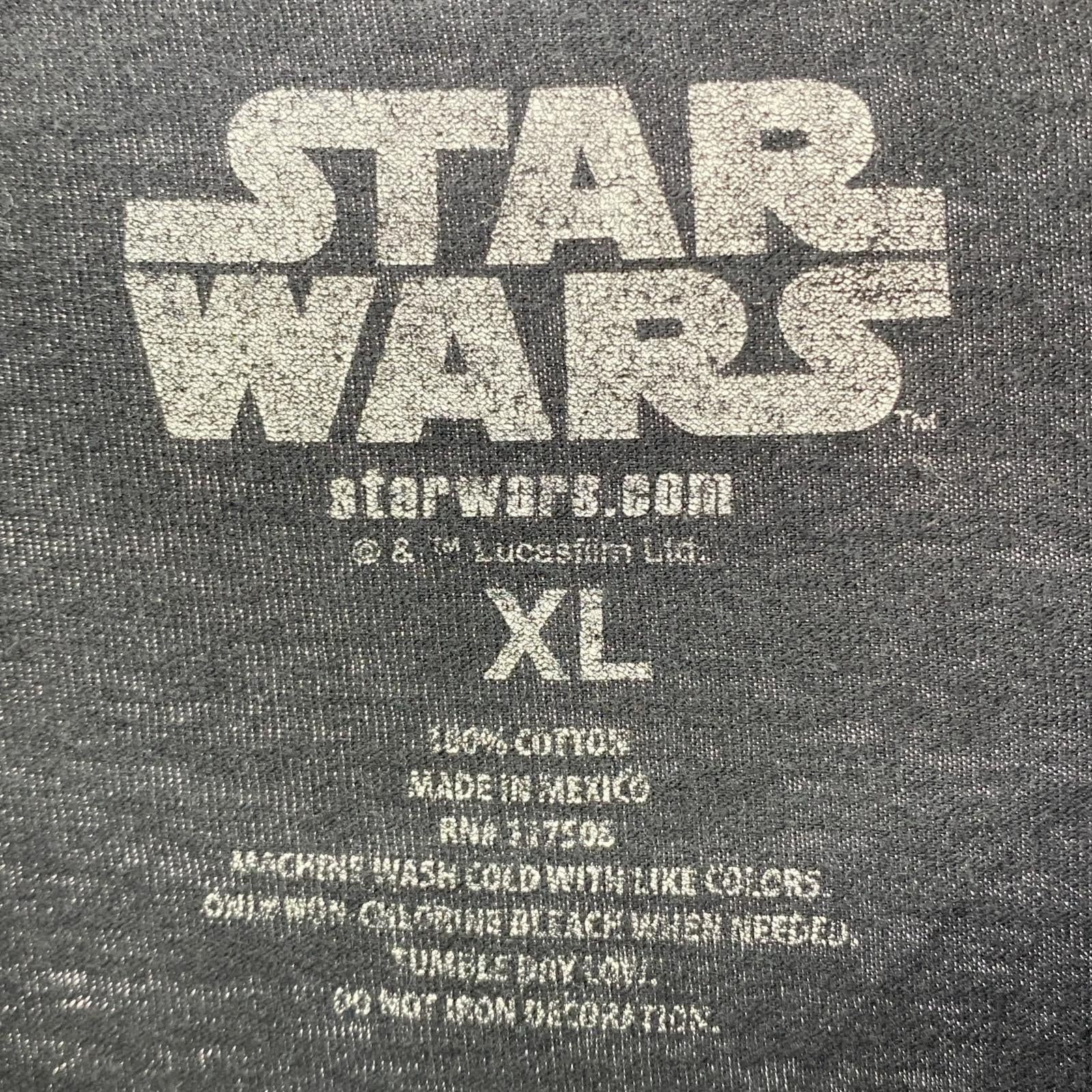 半袖Tシャツ KITH VINTAGE STAR WARS 2025 プリントTee XL 黒 ブラック