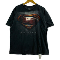 半袖Tシャツ KITH VINTAGE SUPERMAN 2025 プリントTee XL 黒 ブラック