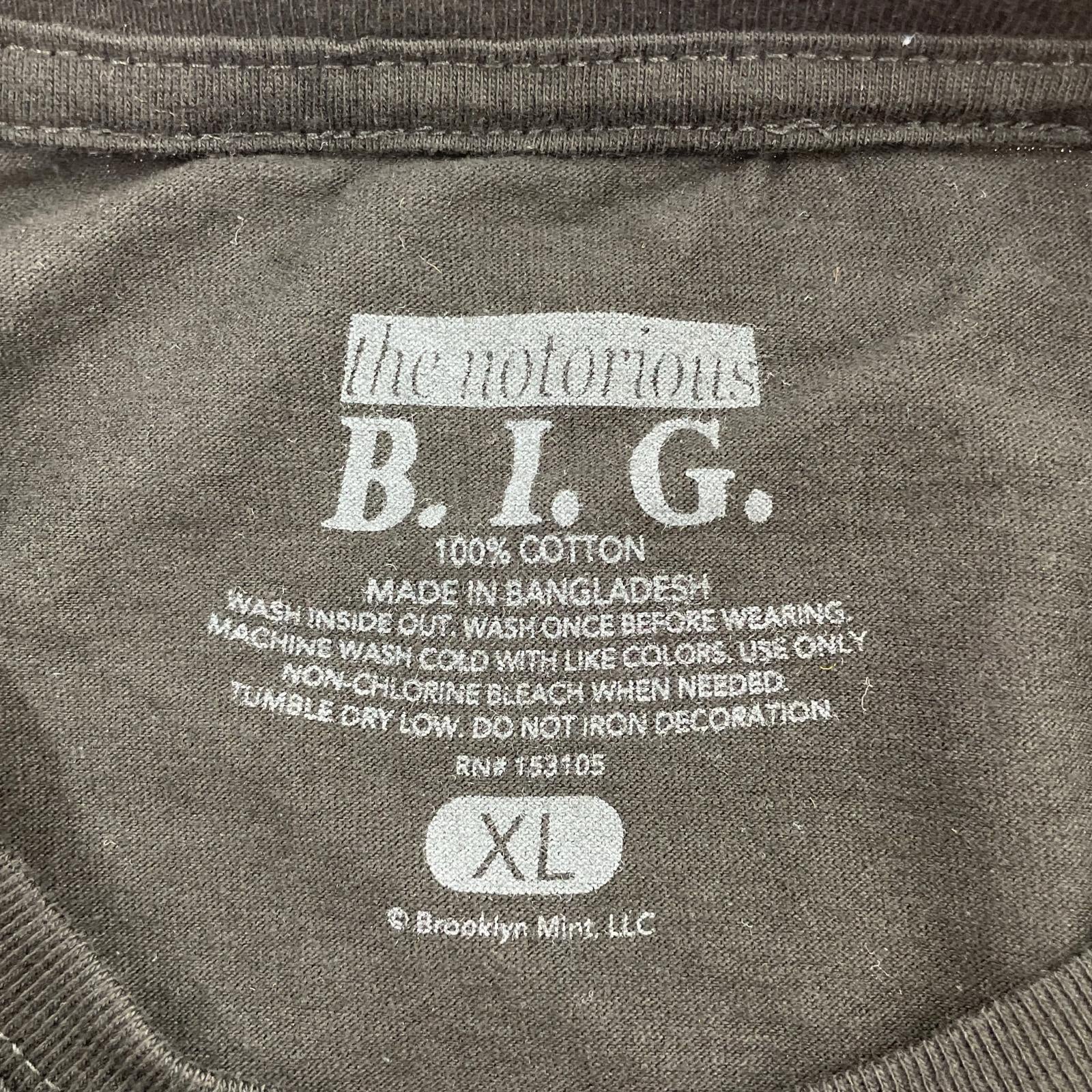 半袖Tシャツ KITH VINTAGE B.I.G. 2024 プリントTee XL 黒 ブラック