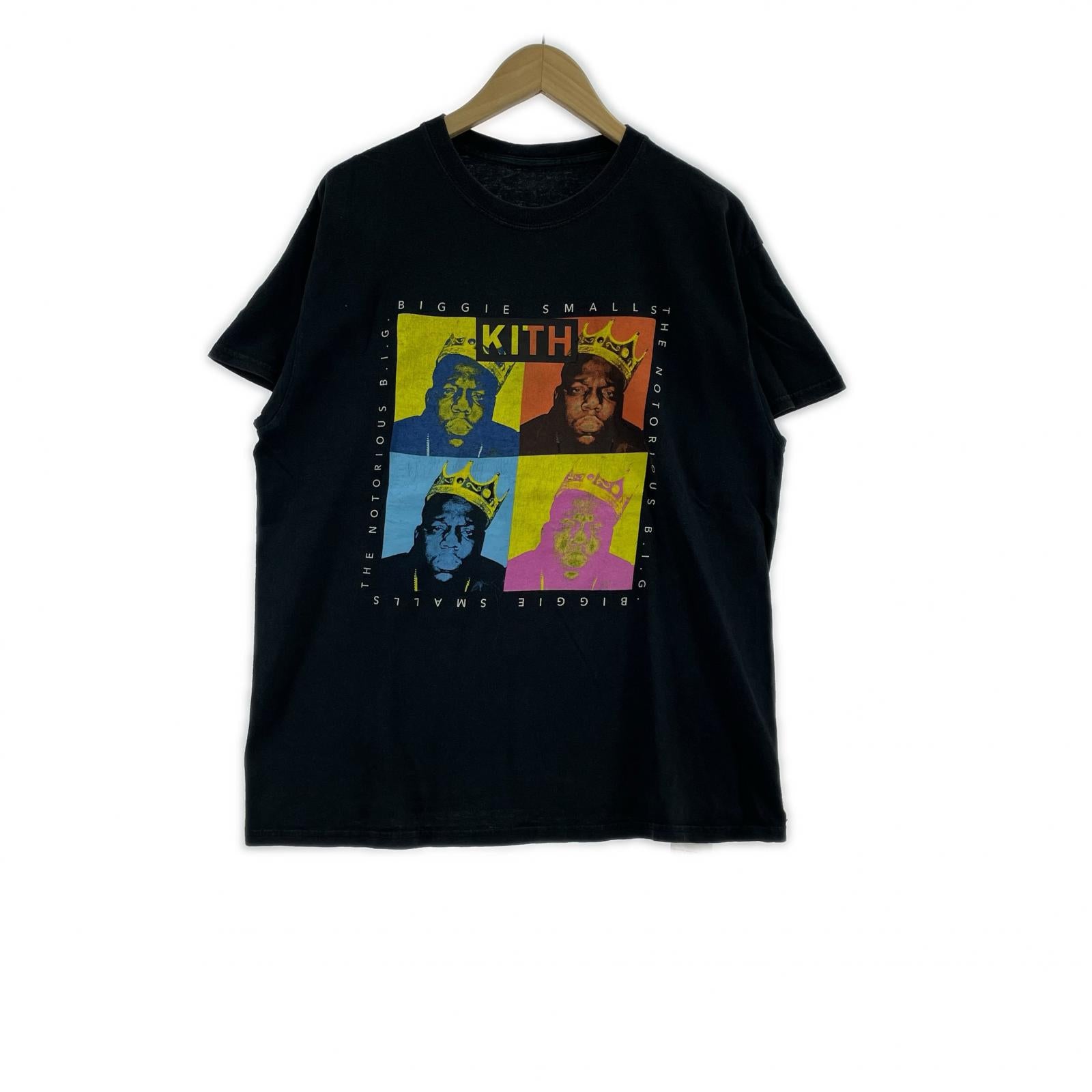半袖Tシャツ KITH VINTAGE B.I.G. 2025 プリントTee L/XL 黒 ブラック