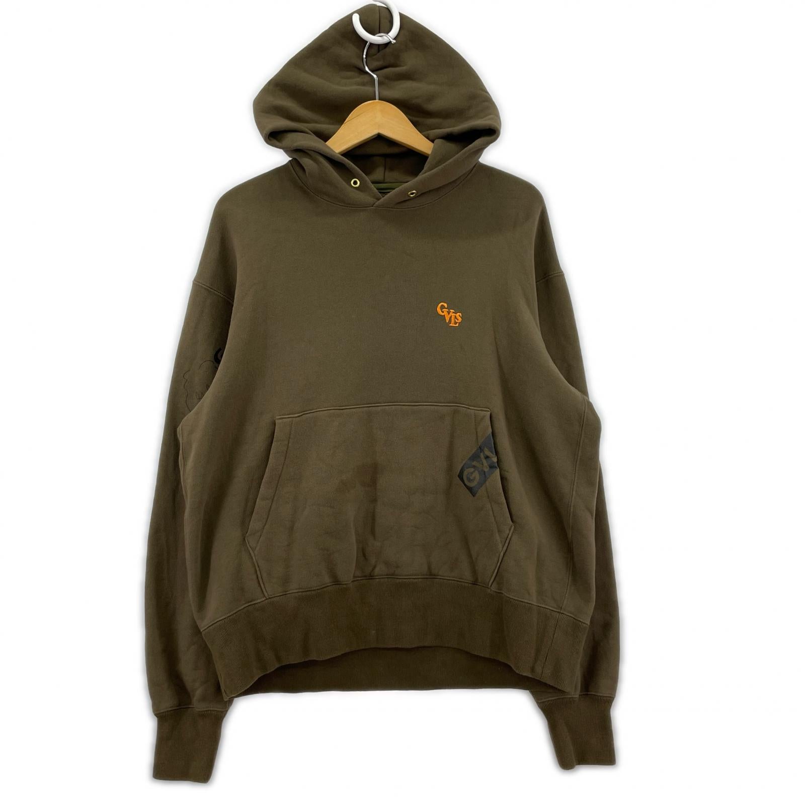 パーカー GAVIAL L/S HOODIE MESSY M M カーキ