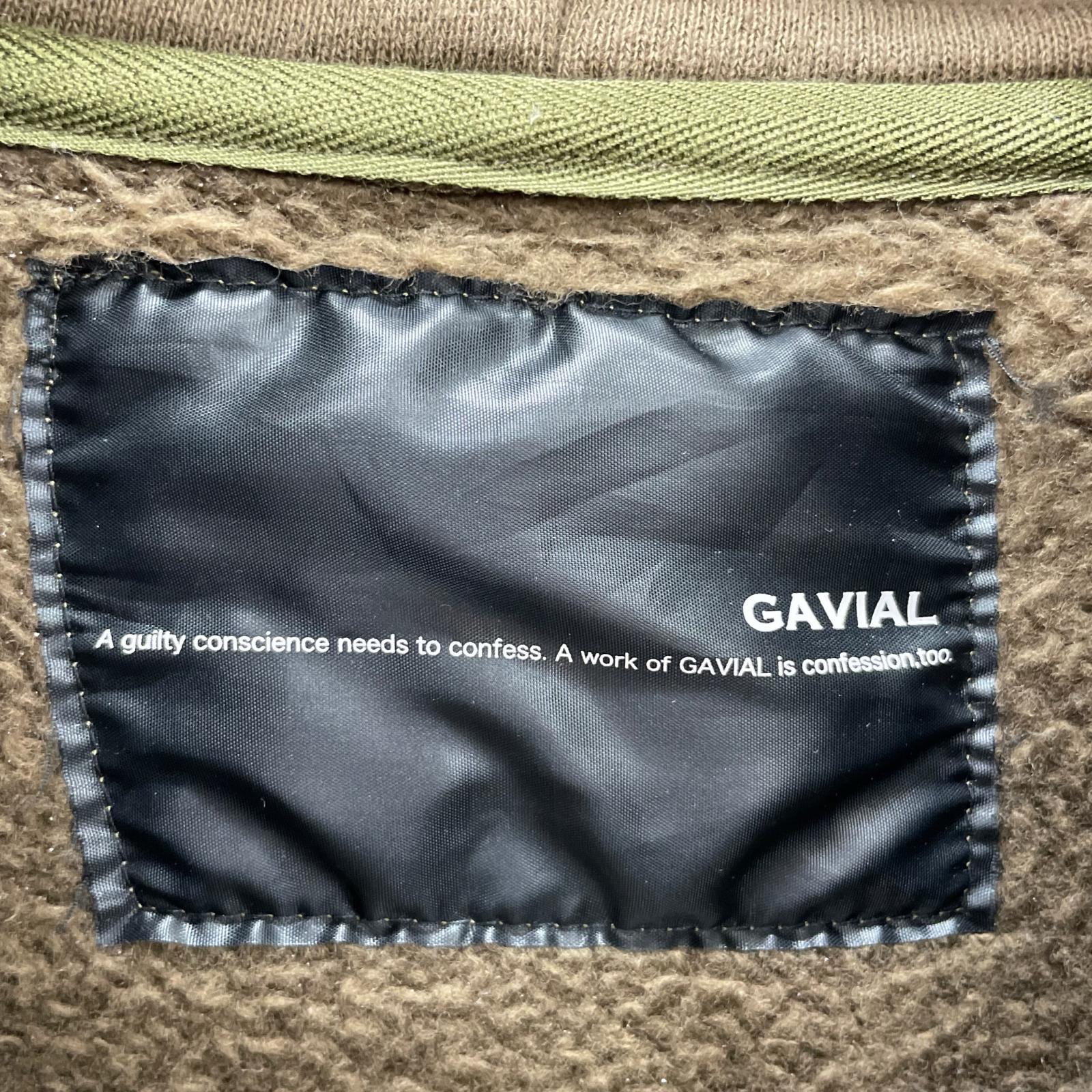 パーカー GAVIAL L/S HOODIE MESSY M M カーキ