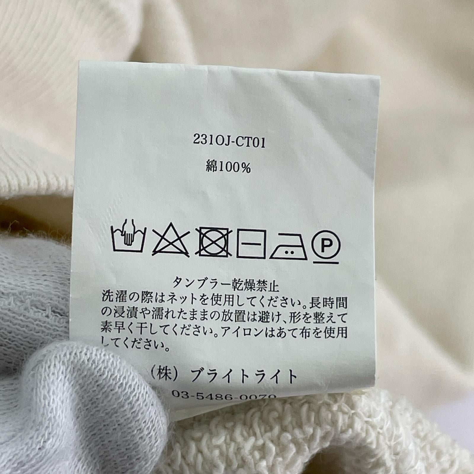 スウェット CREW NECK SWEATER 38 38 ホワイト