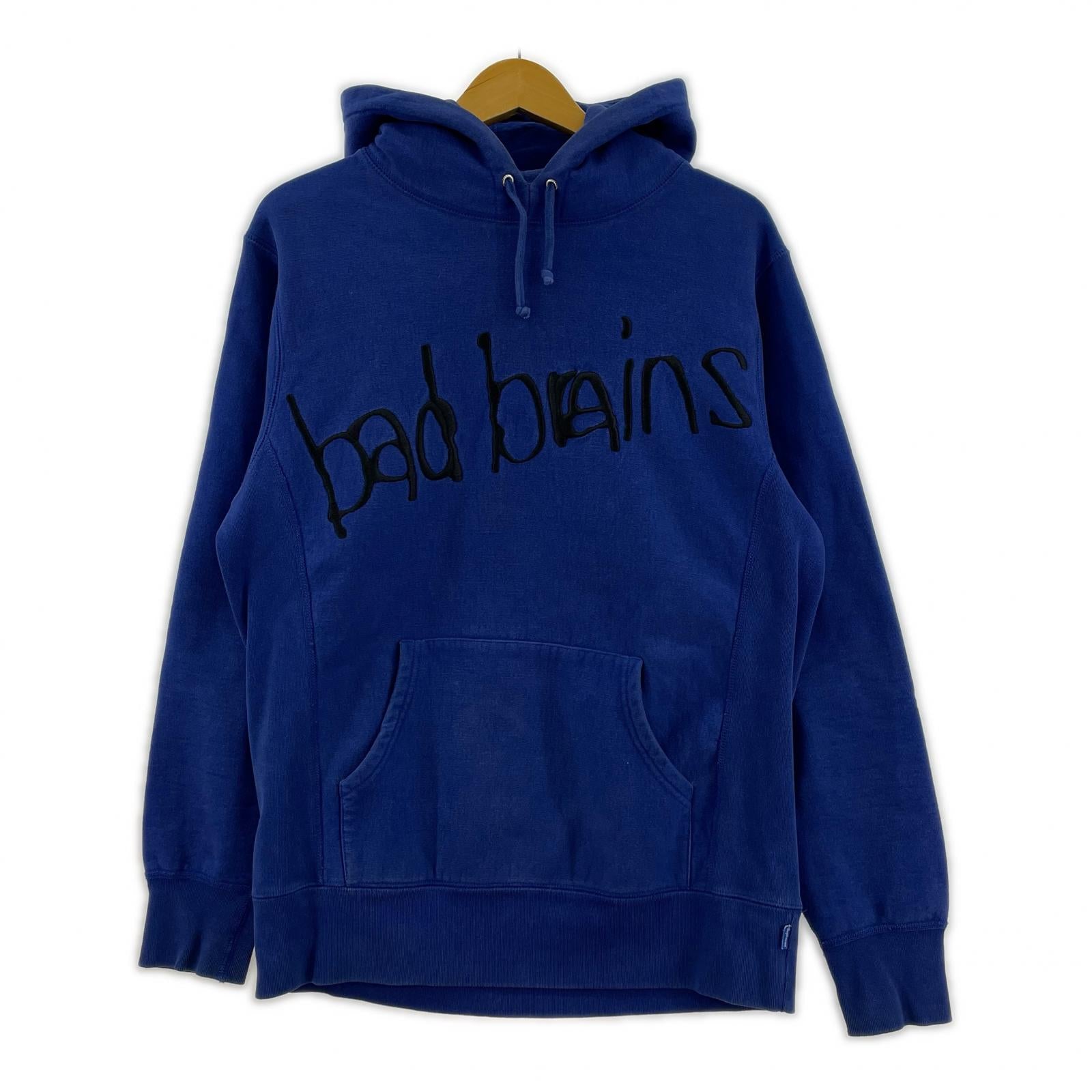 パーカー Supreme 08AW bad brains プリントパーカー M 青 M ブルー