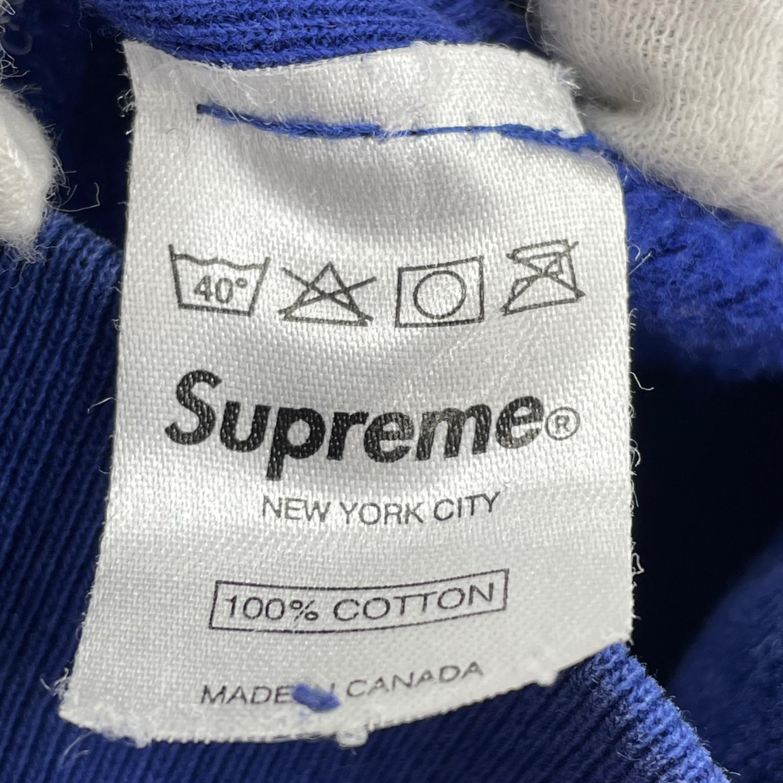 パーカー Supreme 08AW bad brains プリントパーカー M 青 M ブルー