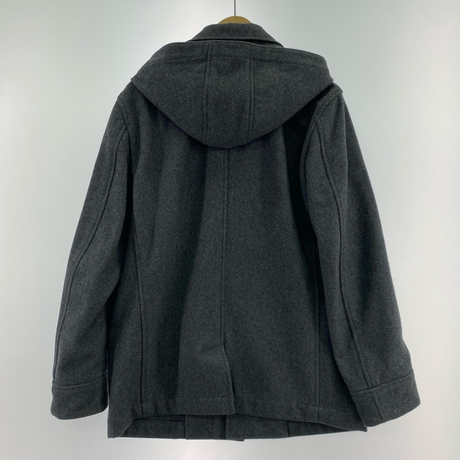 ジャケット メルトンウールダッフルコート グレー (3) 3 グレー