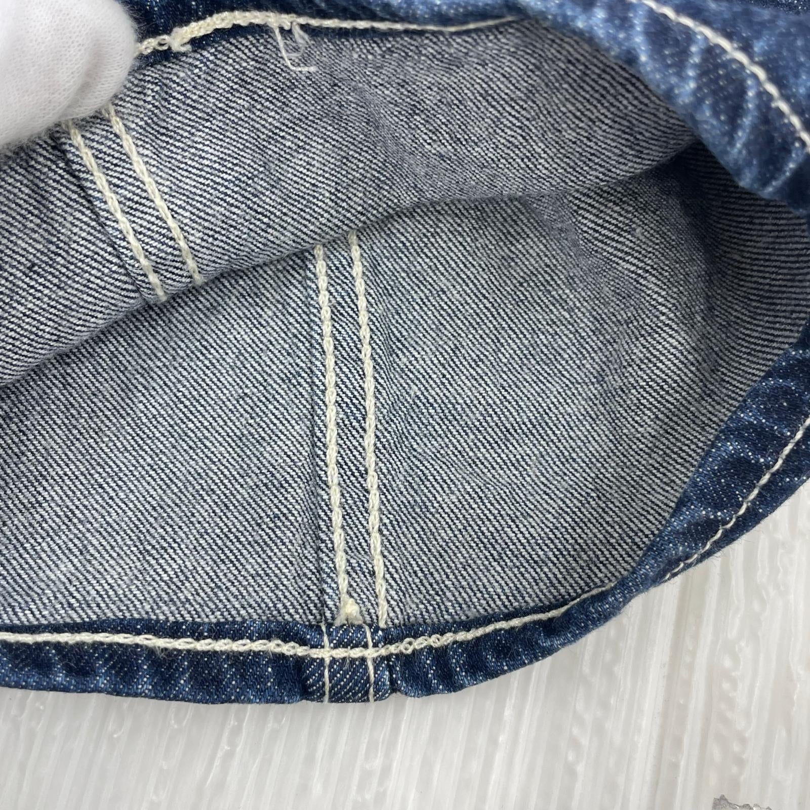 デニムパンツ LR PLEATED TROUSER DIAMOND SEA(30) 28 ネイビー