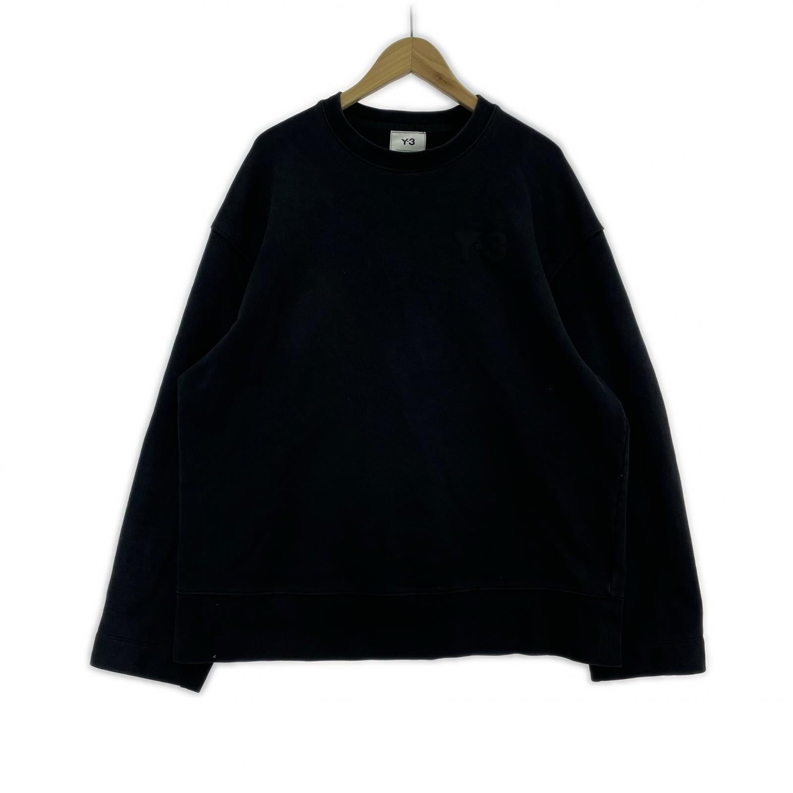 スウェット CLASSIC CHEST LOGOCREW SWEATSHIRT/FN3366 M ブラック