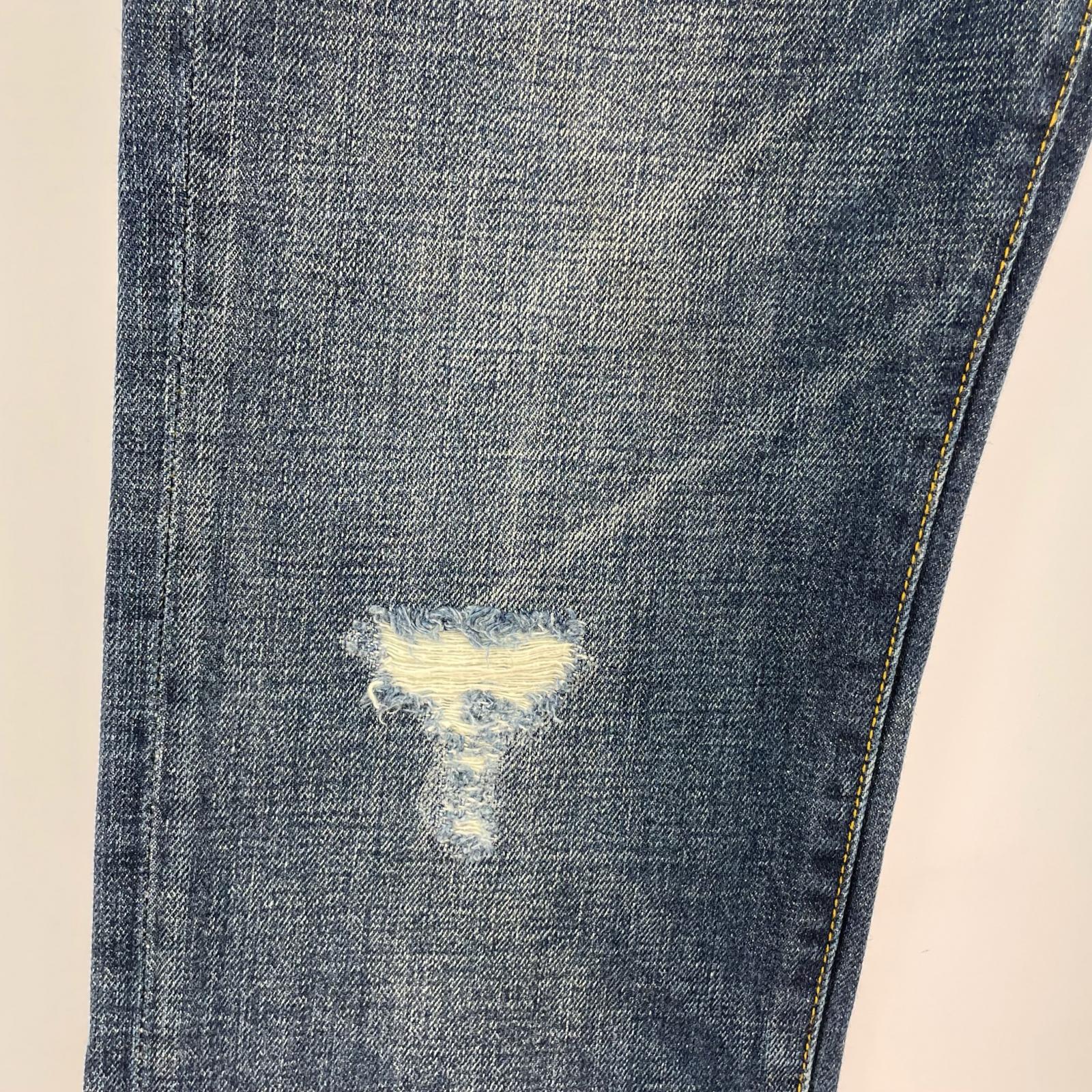 デニムパンツ NEO BOY期 ダメージ加工 スタッヅ size1