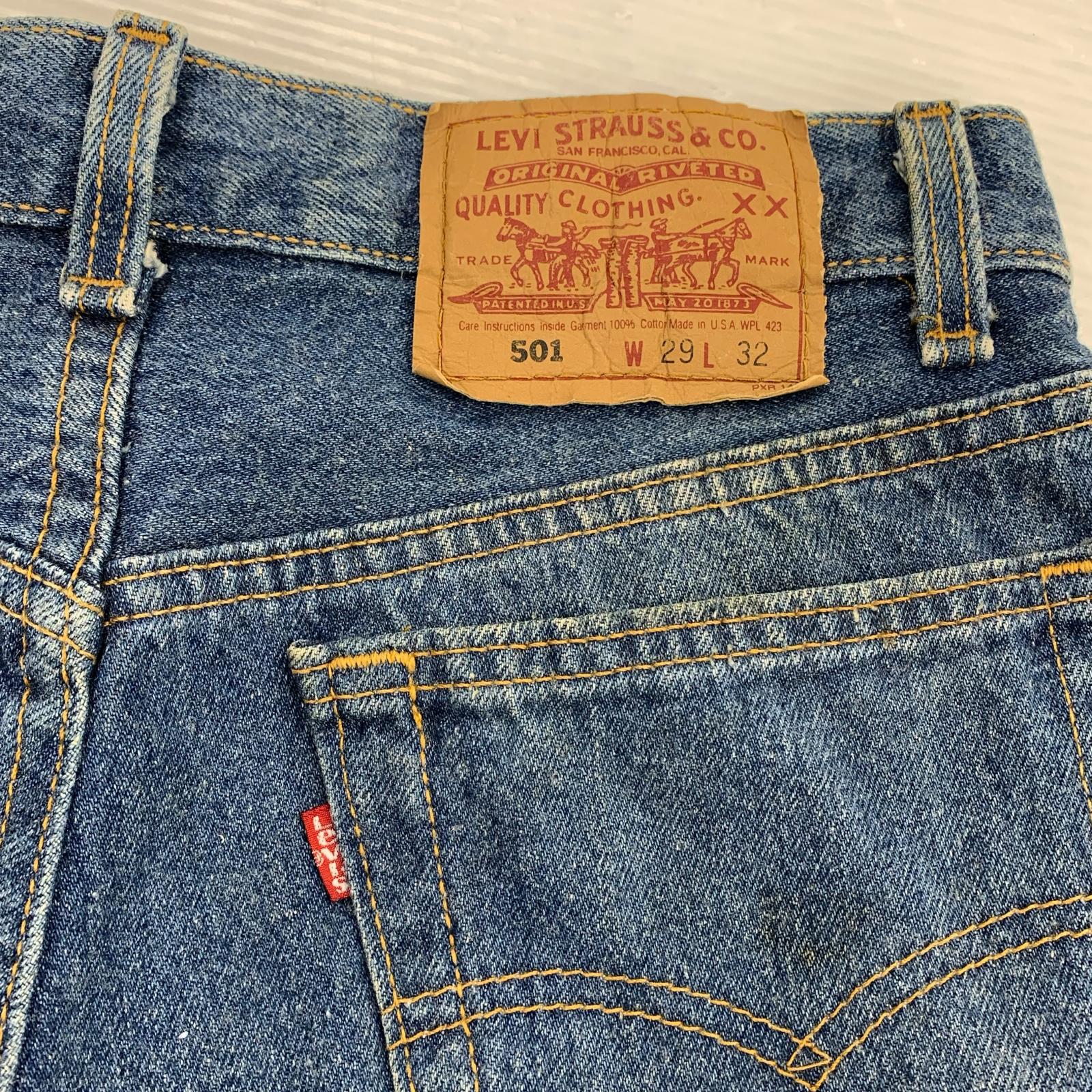 デニムパンツ 501-0115 USA製 ブルー