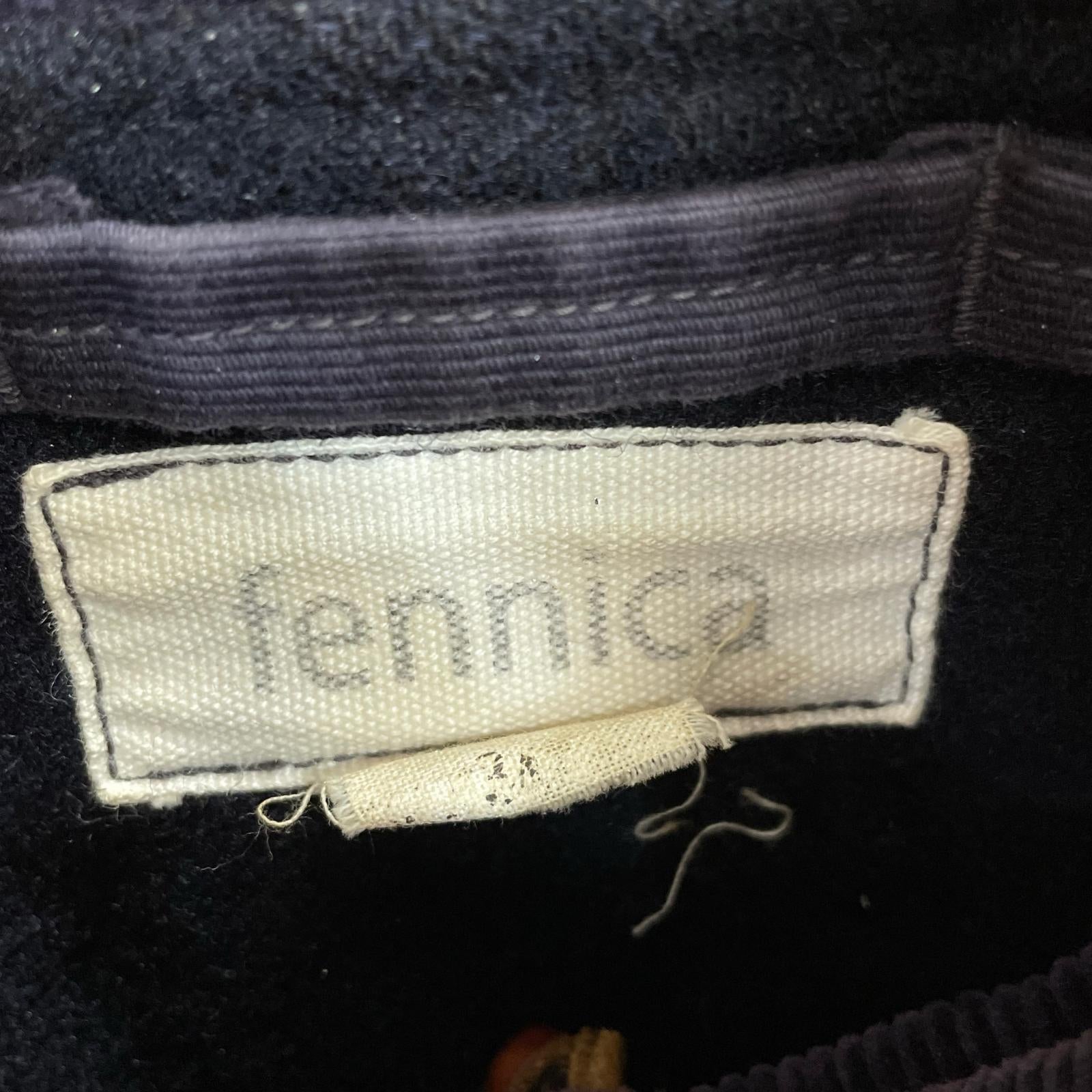 ミリタリージャケット ×fennica デッキジャケット ペイント 紺 ネイビー