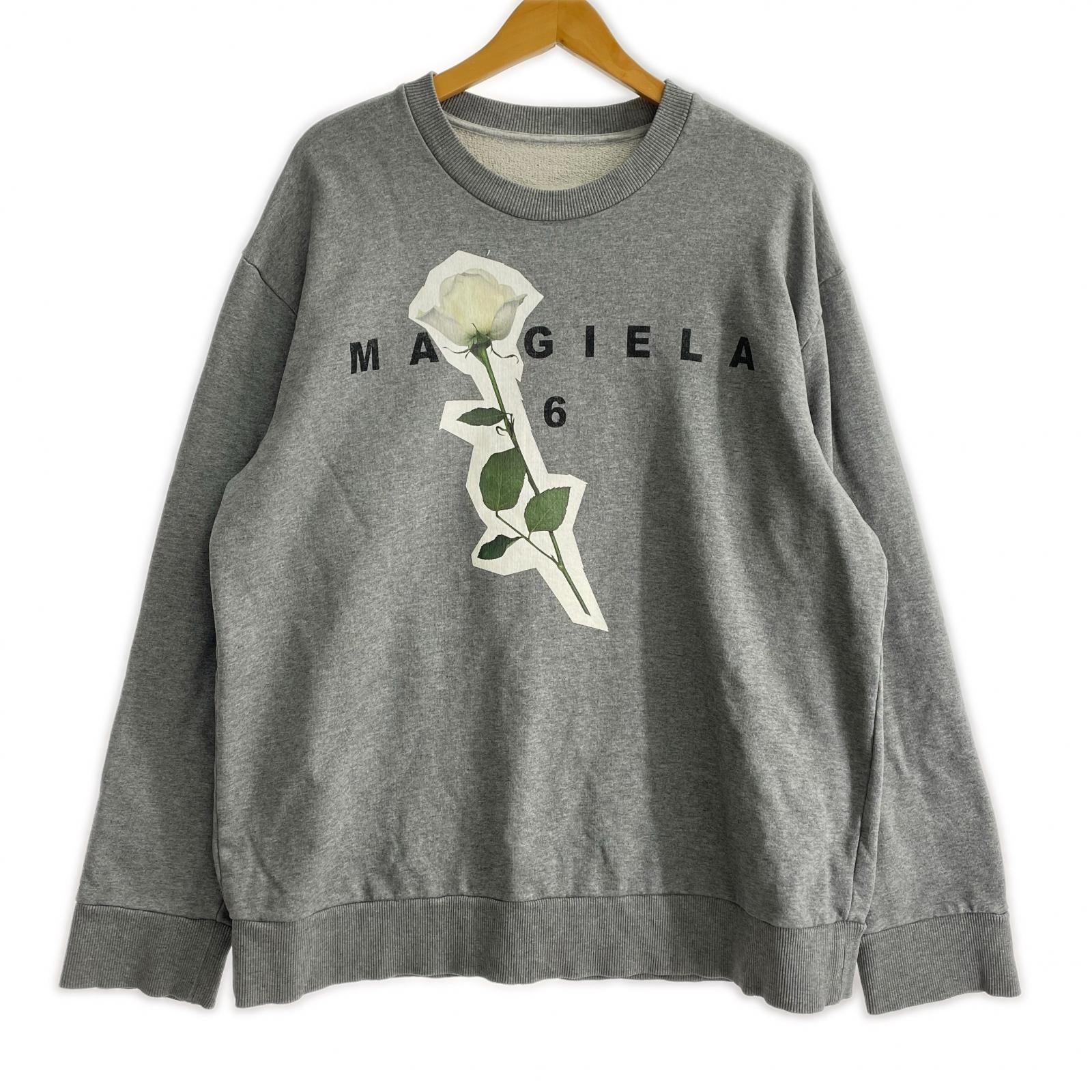 スウェット LOGO PRINT SWEATER/グレー L グレー
